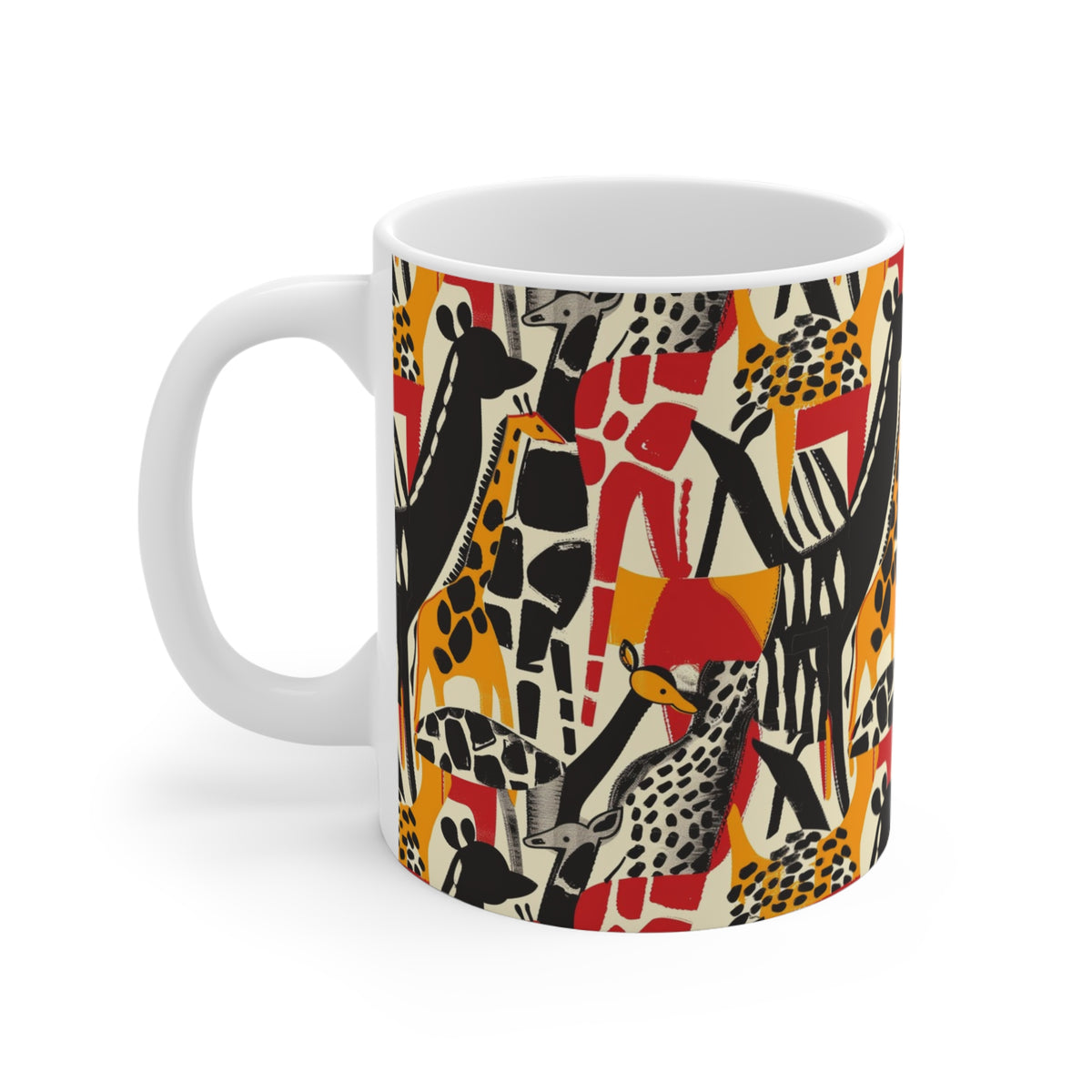 All-Over African Pattern Coffee Mug 666