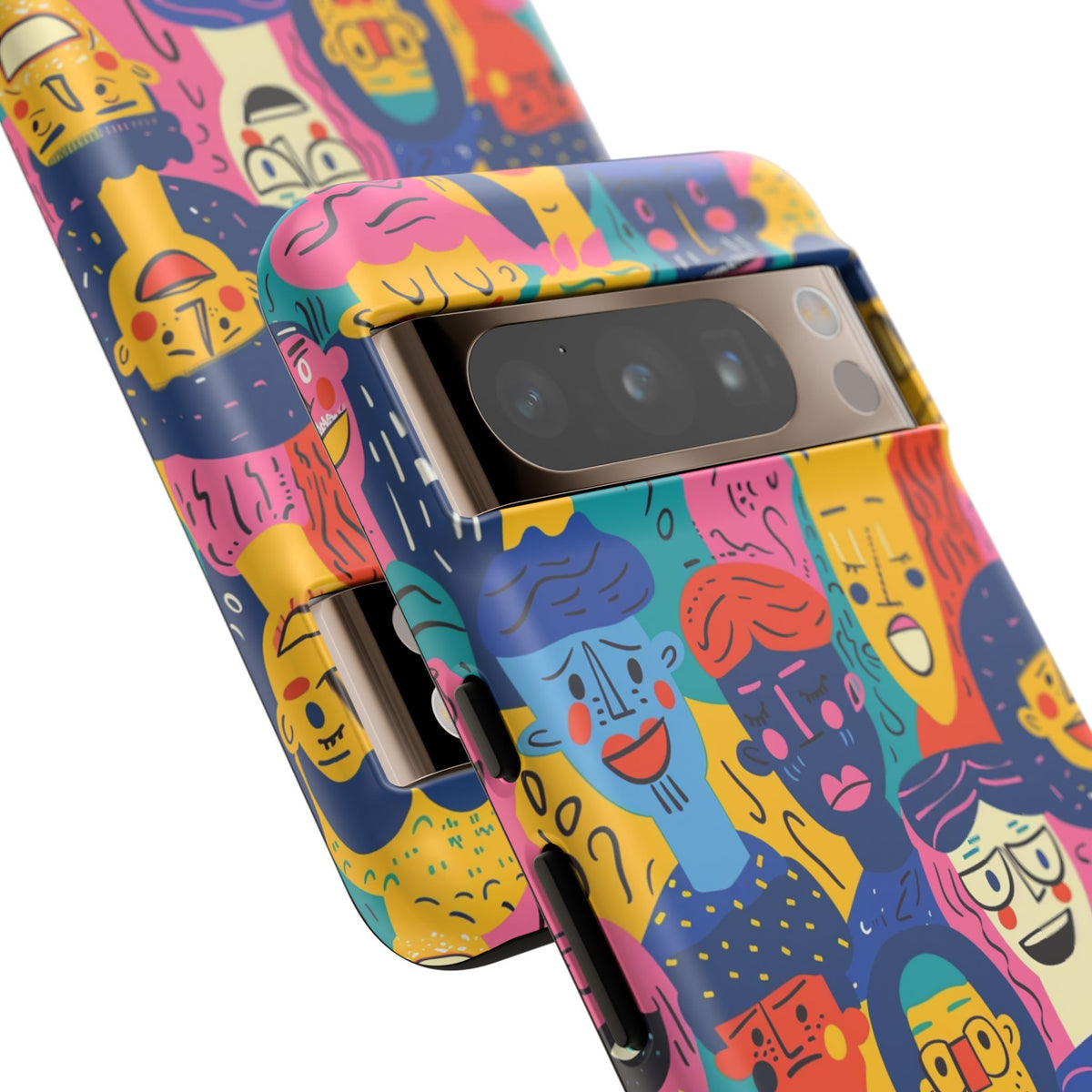 Happy Faces Phone Case – Joyful and Cheerful Design for a Bright Look 6