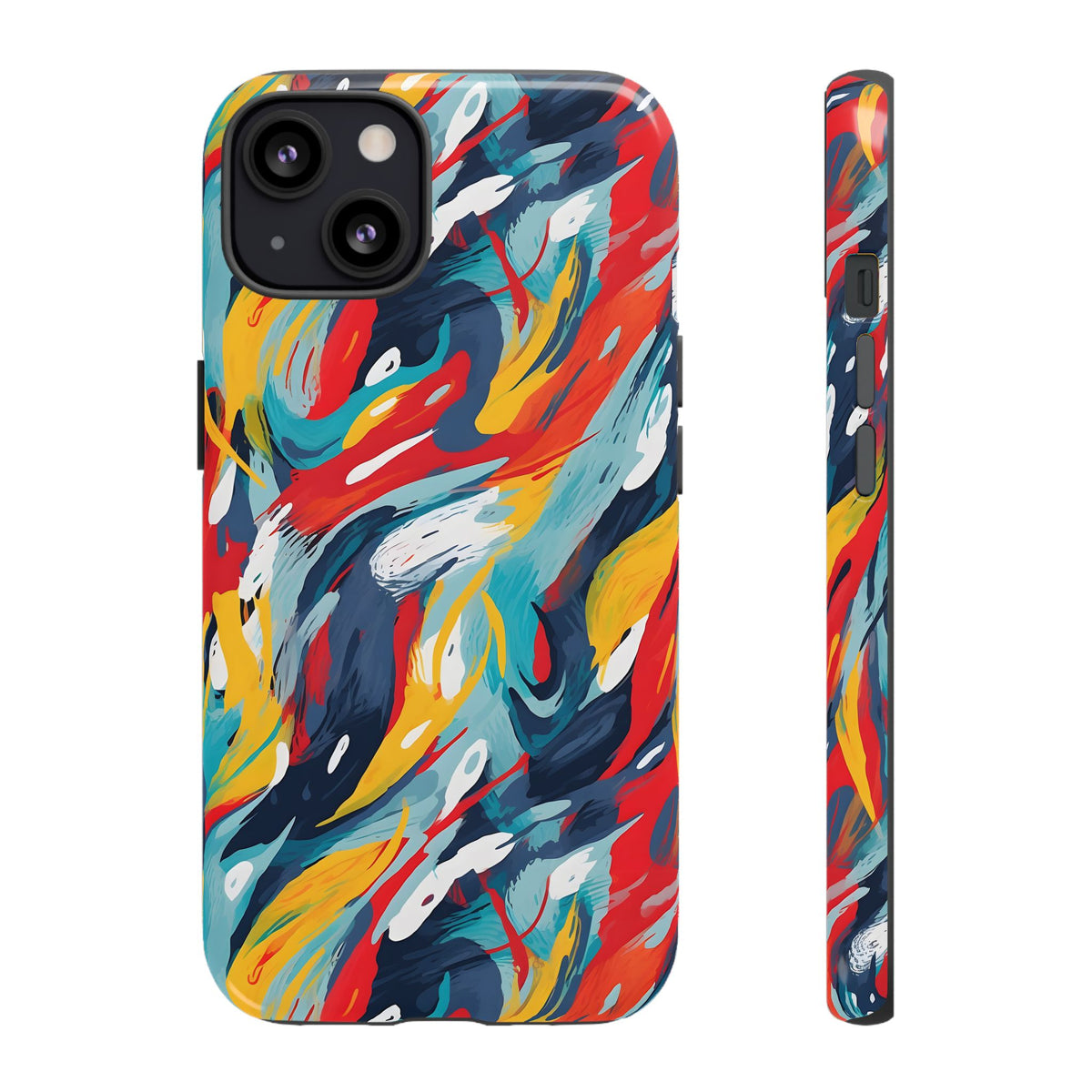 Tough CasesAbstract Painting Design Phone Case – Modern Art-Inspired Phone Cover 8