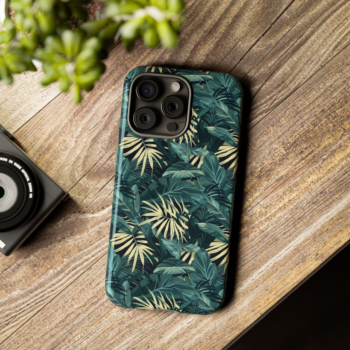 Jungle Pattern Phone Case – Exotic & Lush Design for Your Phone 345