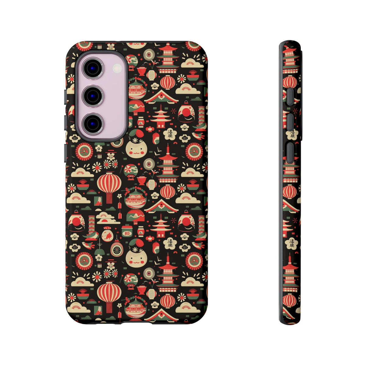 Japanese Pattern Phone Case – Elegant & Timeless Design for Your Phone 032