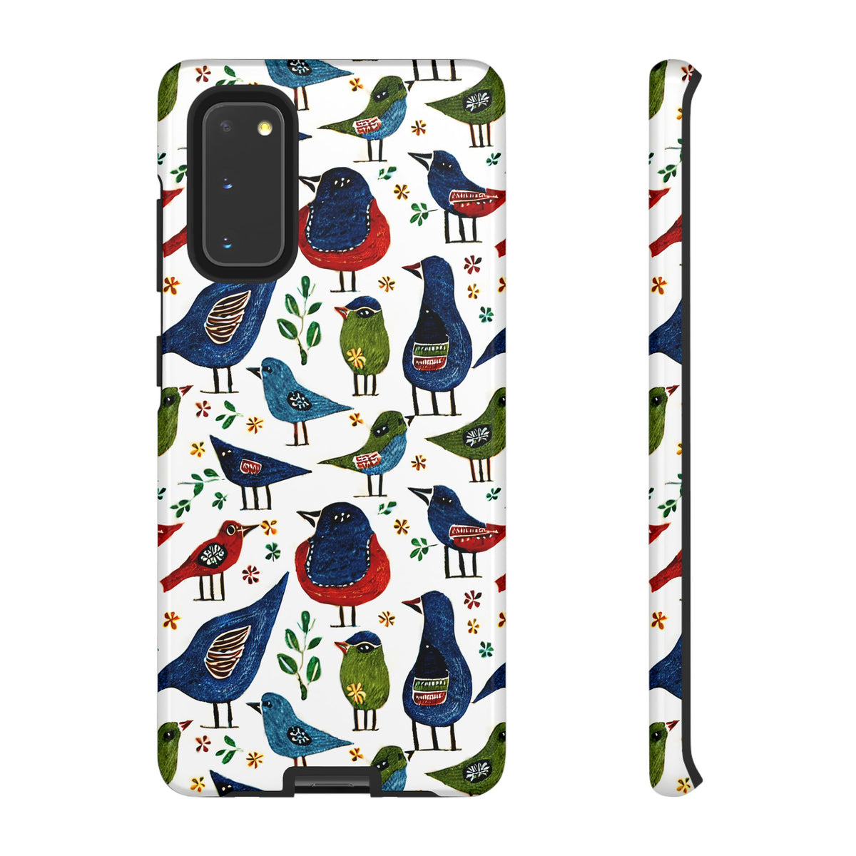 Birds Seamless Pattern Phone Case – Elegant and Timeless Avian Design 12