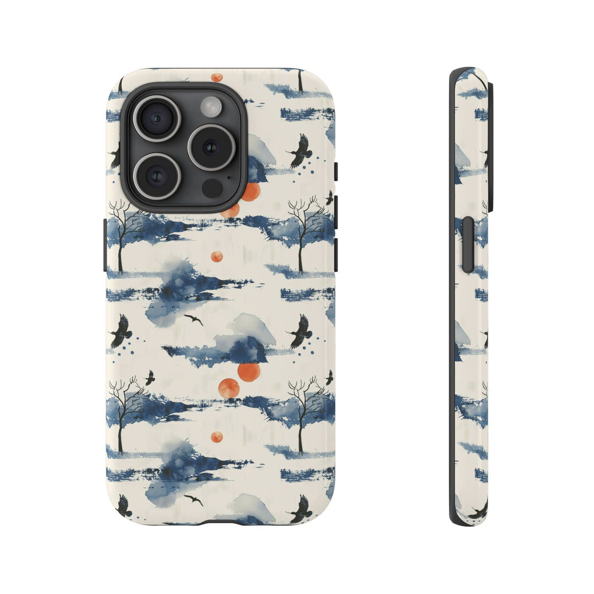 Japanese Pattern Phone Case – Elegant & Timeless Design for Your Phone 030