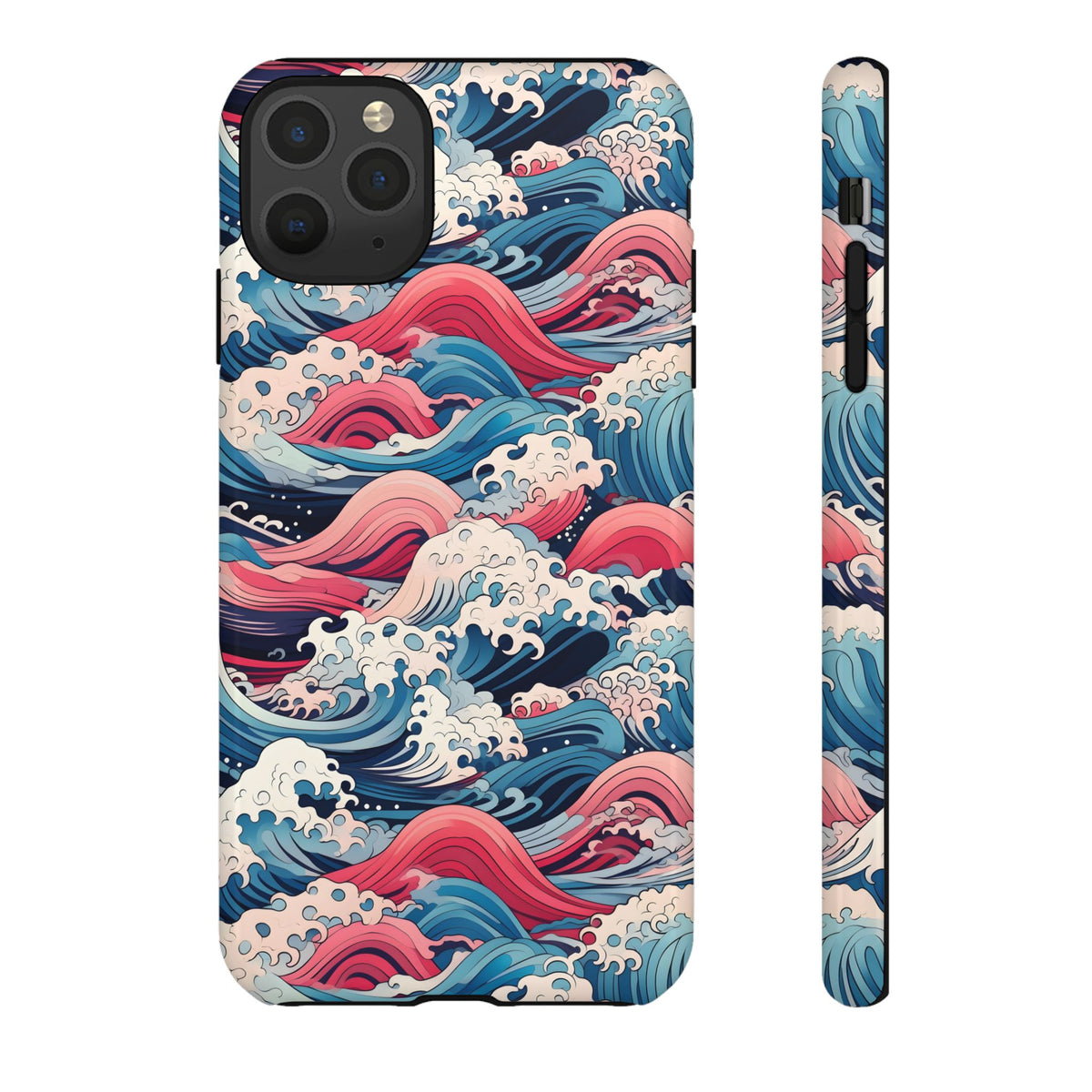 Japanese Waves Phone Case – Embrace Timeless Elegance with Classic Design 3