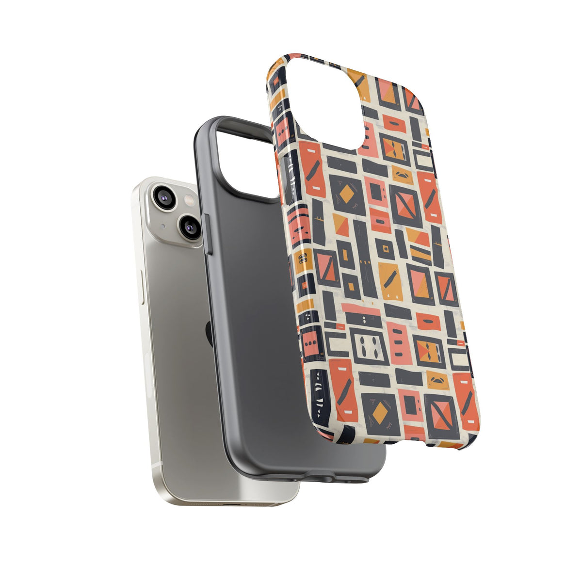 Stylish African Pattern Phone Case – Unique and Vibrant Protection 087