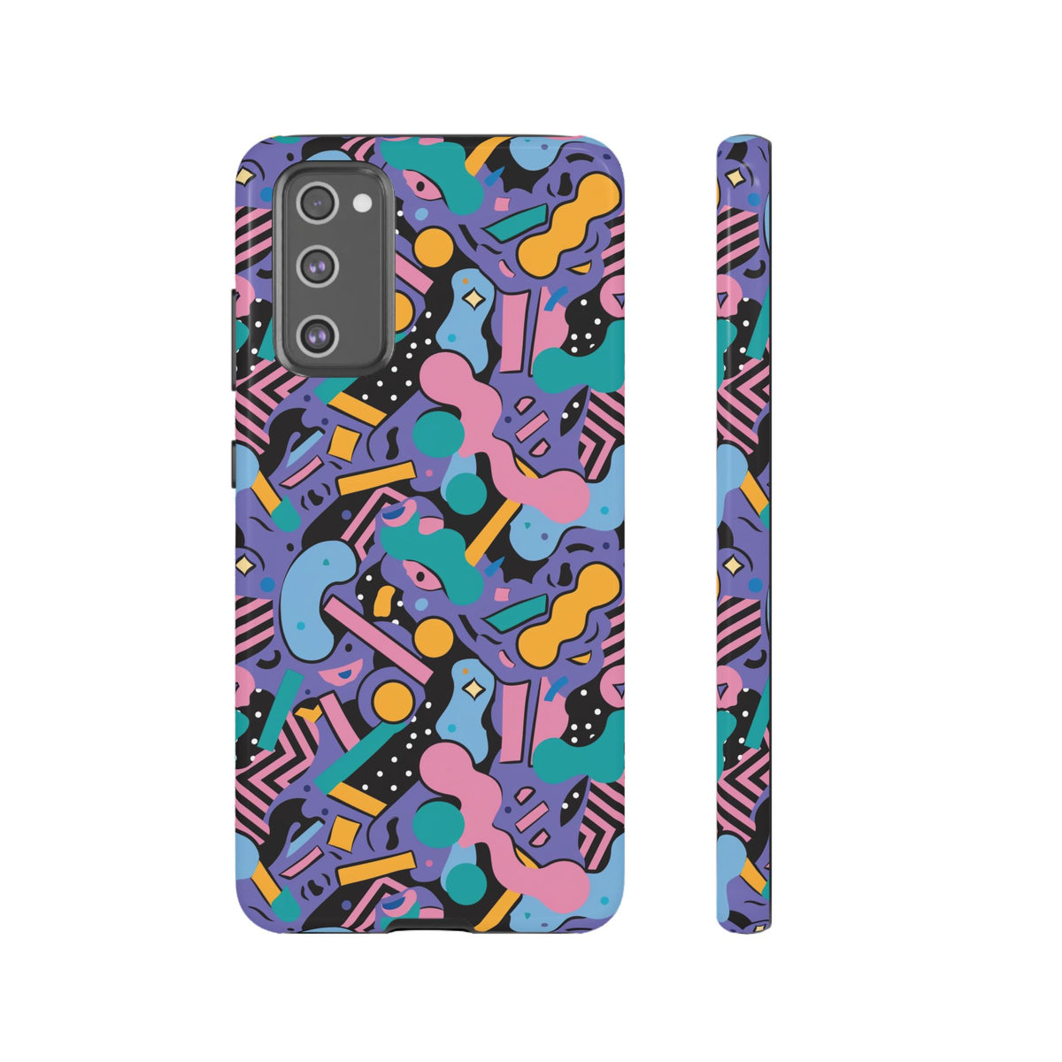 90s Themed Seamless Pattern Phone Case – Embrace Retro Style and Protection 234