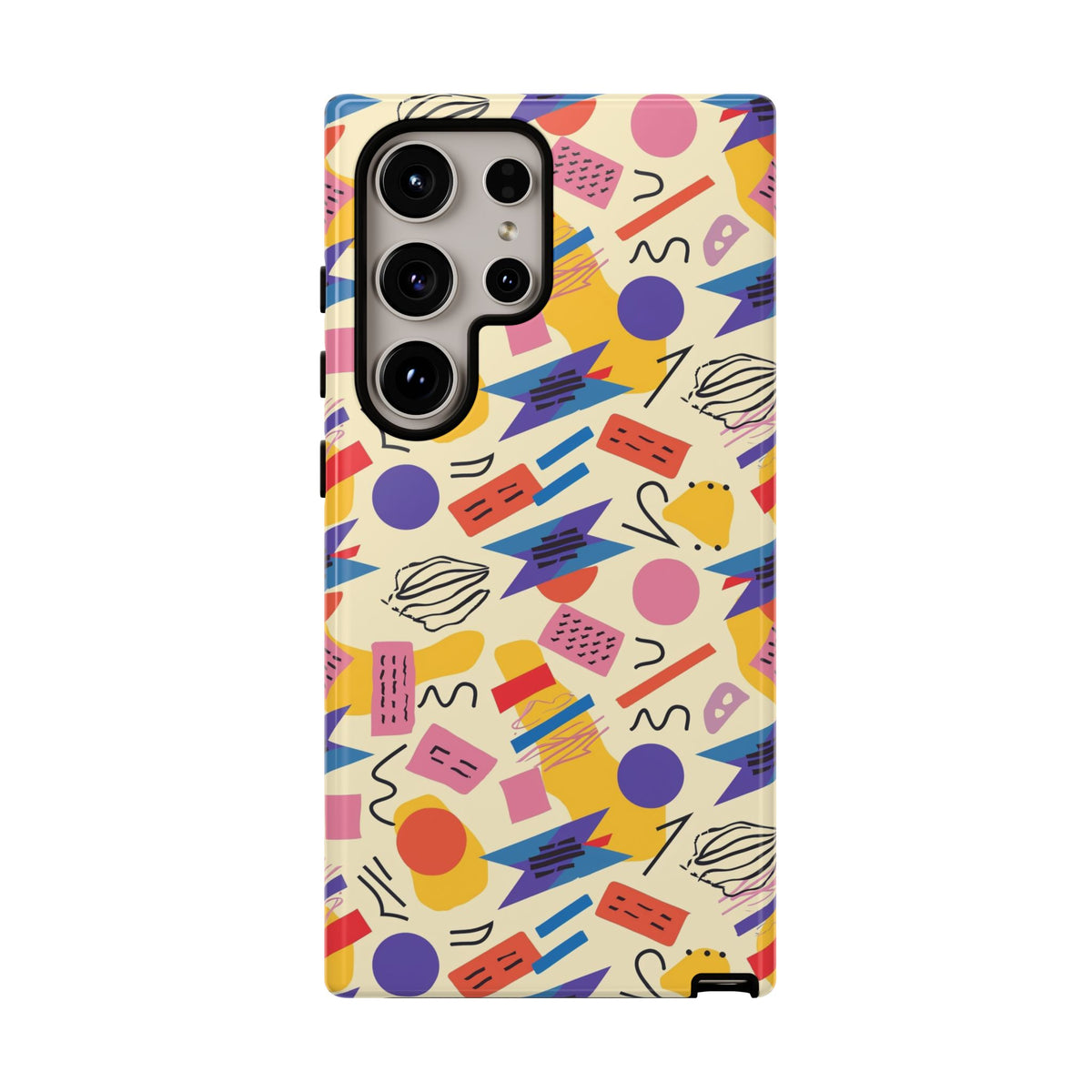 90s Themed Seamless Pattern Phone Case – Embrace Retro Style and Protection 270