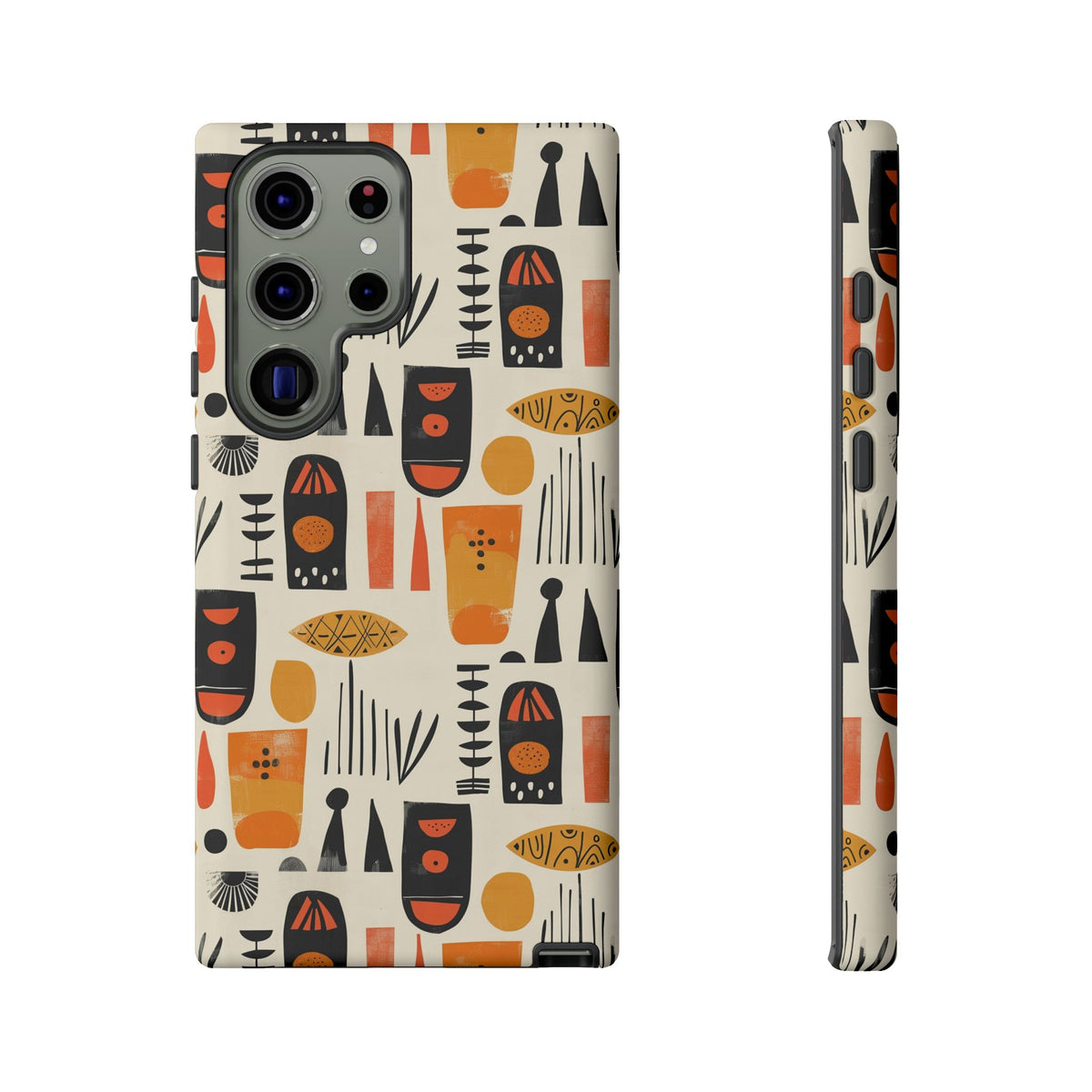 Stylish African Pattern Phone Case – Unique and Vibrant Protection 208