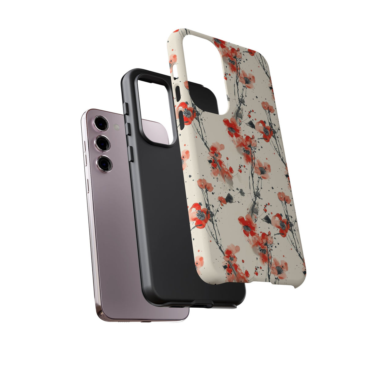 Japanese Pattern Phone Case – Elegant & Timeless Design for Your Phone 045