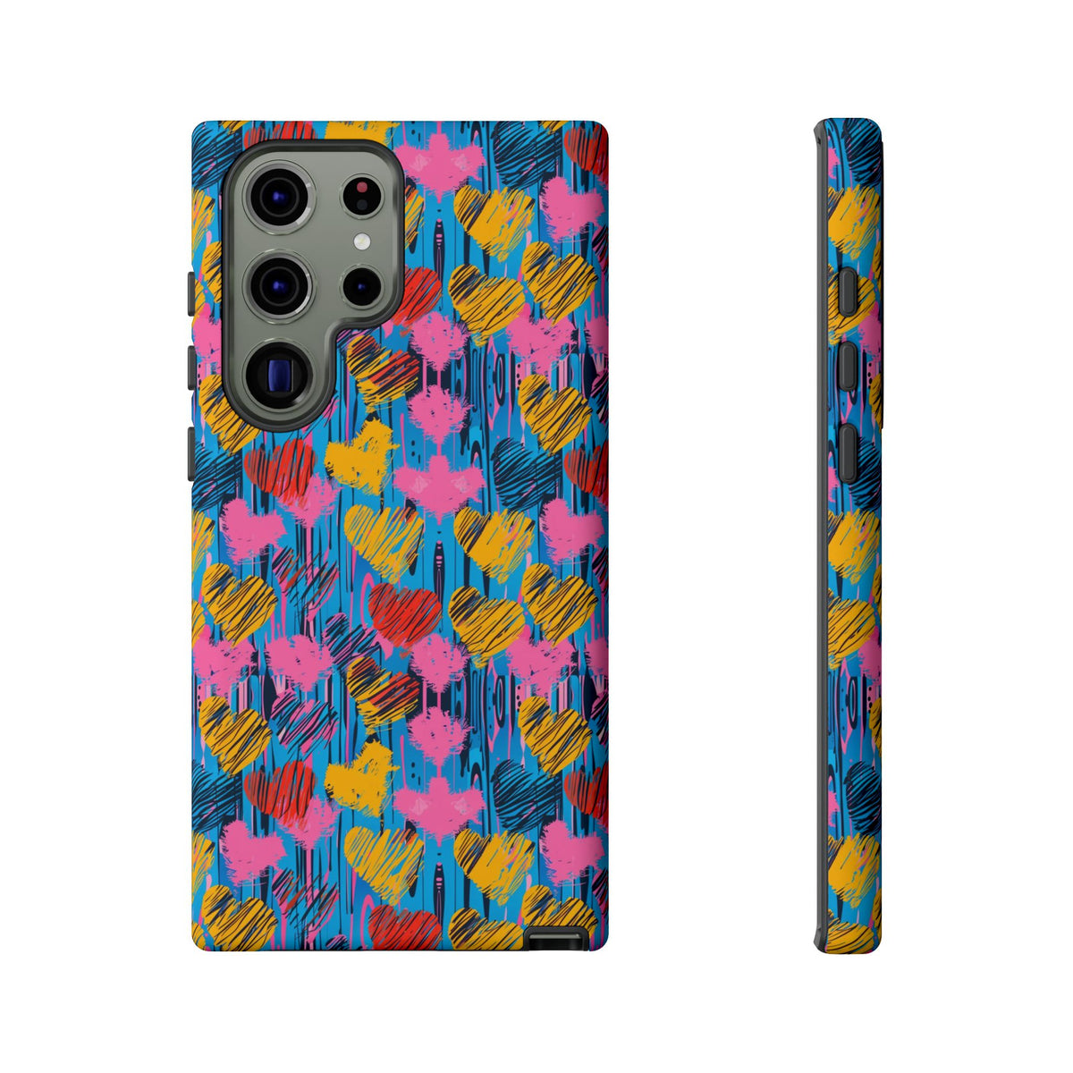 Heart Pattern Phone Case – Stylish & Loving Design for Your Device 262