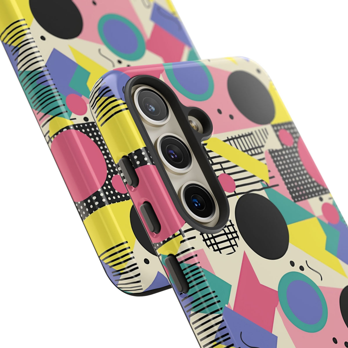 90s Themed Seamless Pattern Phone Case – Embrace Retro Style and Protection 228