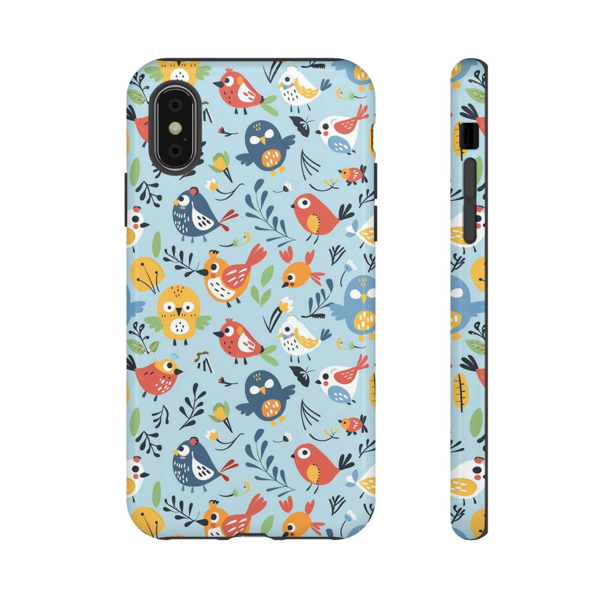 Birds Seamless Pattern Phone Case – Elegant and Timeless Avian Design 7