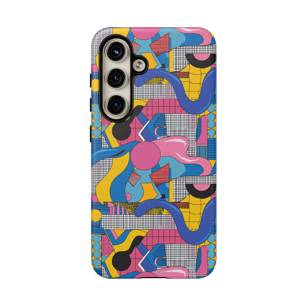 90s Themed Seamless Pattern Phone Case – Embrace Retro Style and Protection 224