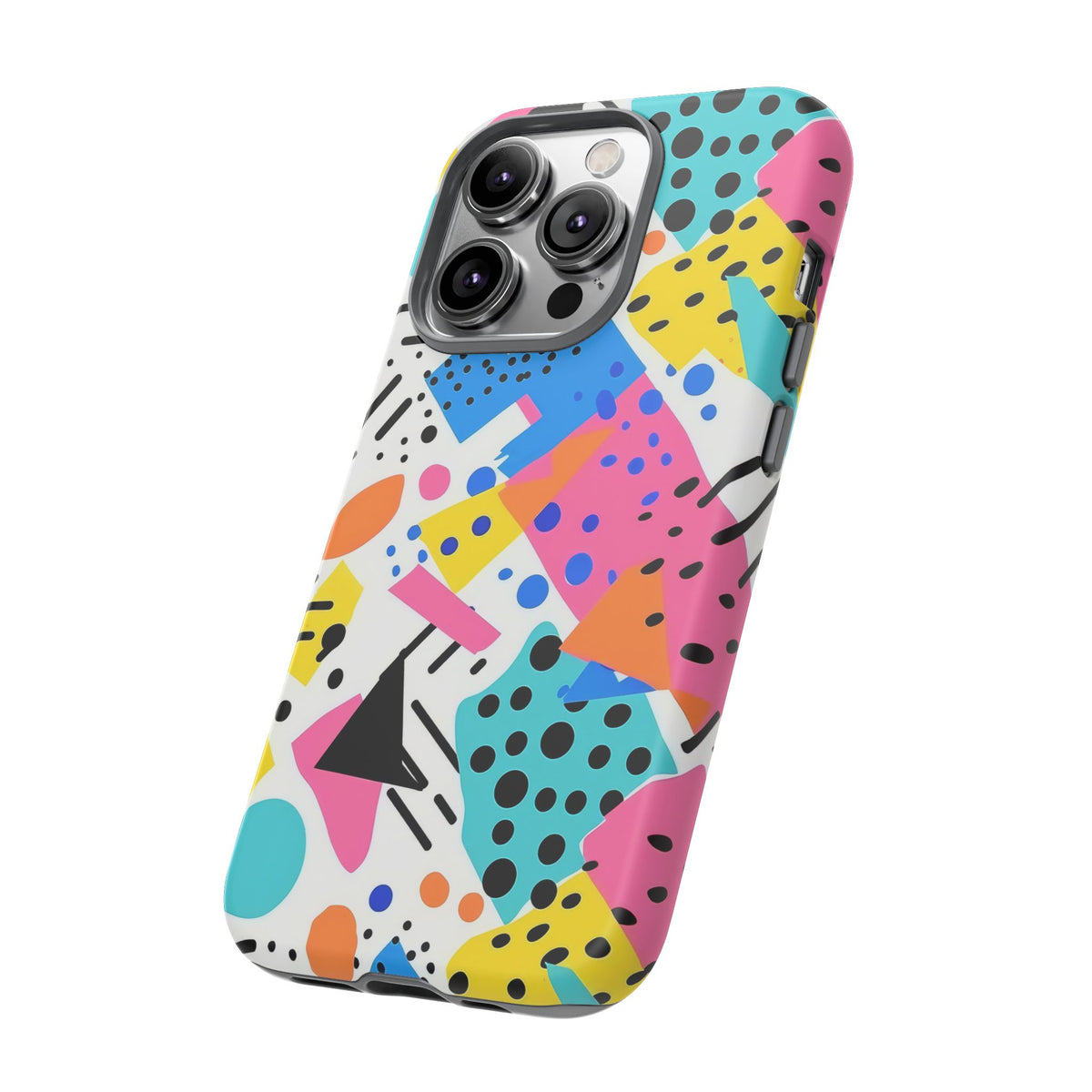 Bright Summer Memphis Design Phone Case – Vibrant and Playful Phone Cover