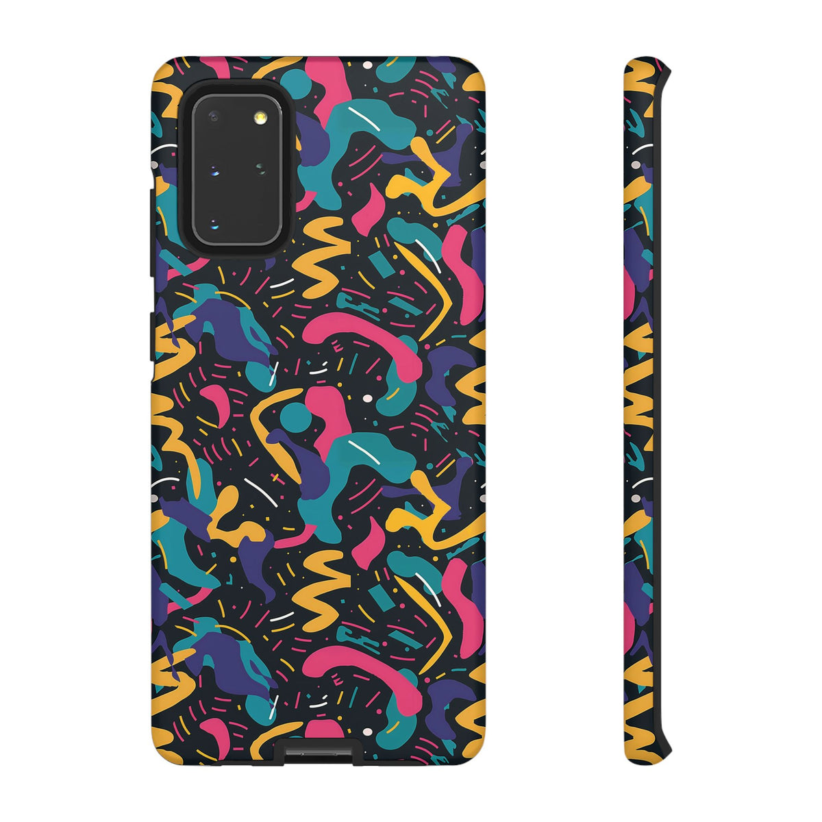 90s Themed Seamless Pattern Phone Case – Embrace Retro Style and Protection 235