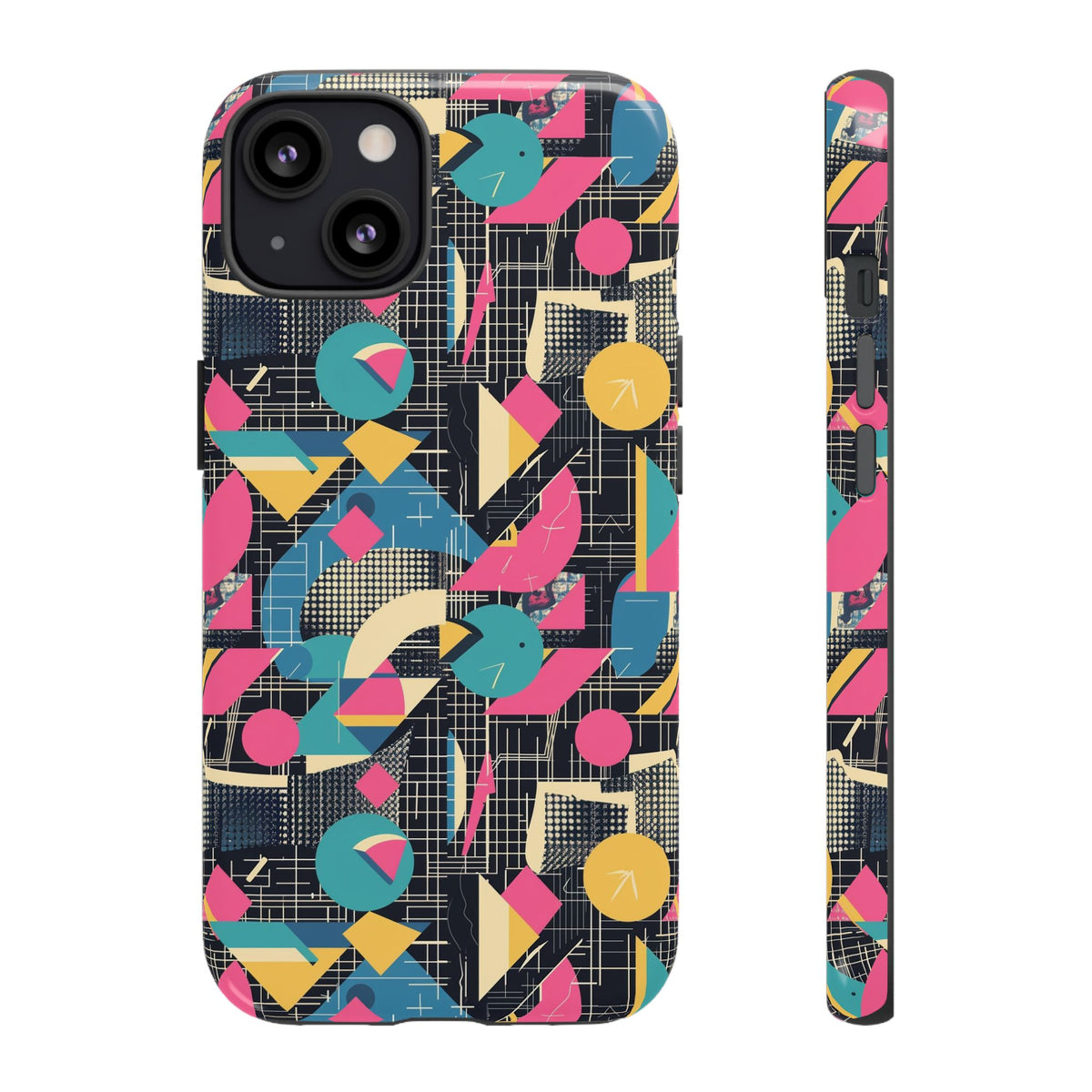 Retro 80s Seamless Phone Case – Vintage Style Meets Modern Protection 266