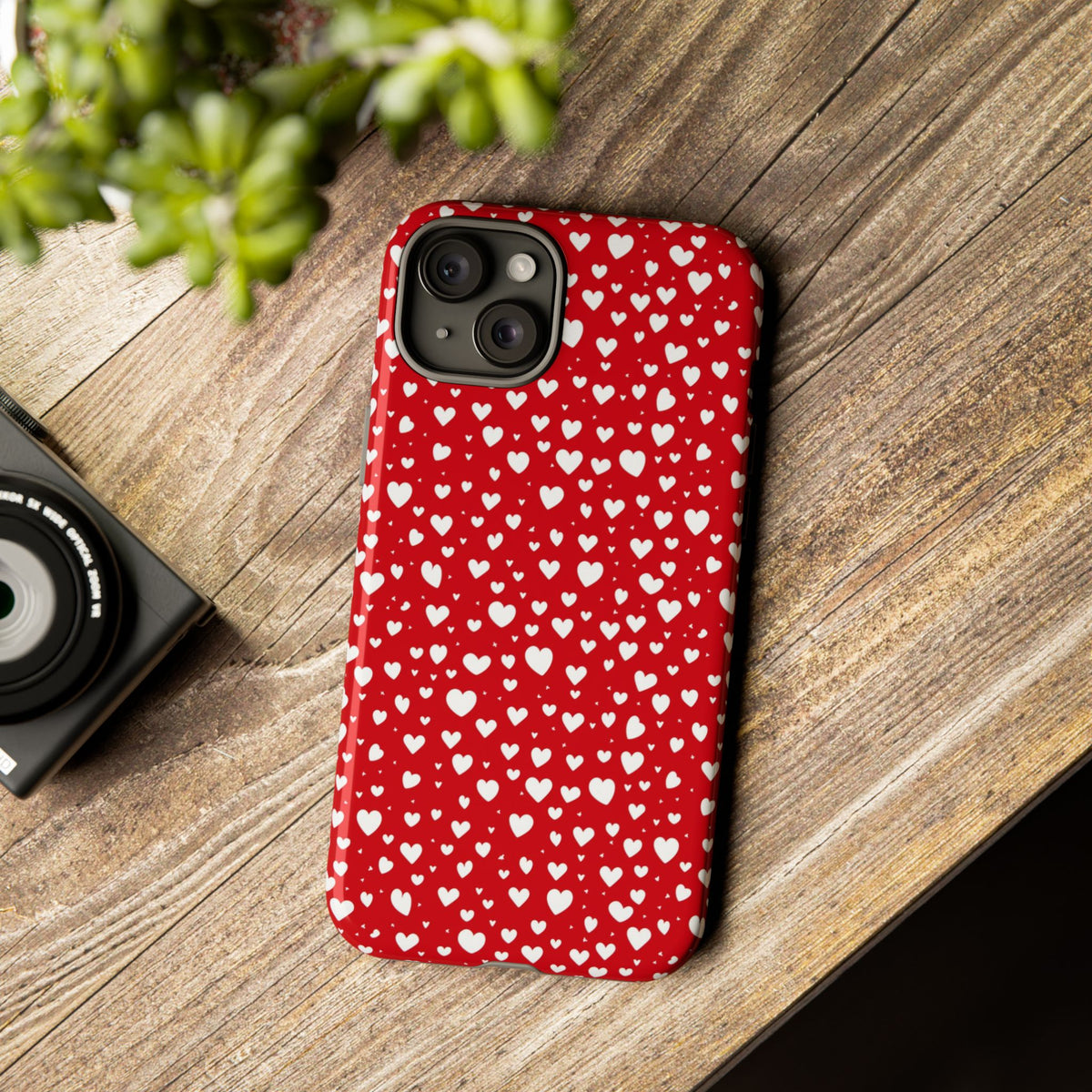 Heart Pattern Phone Case – Stylish & Loving Design for Your Device 819