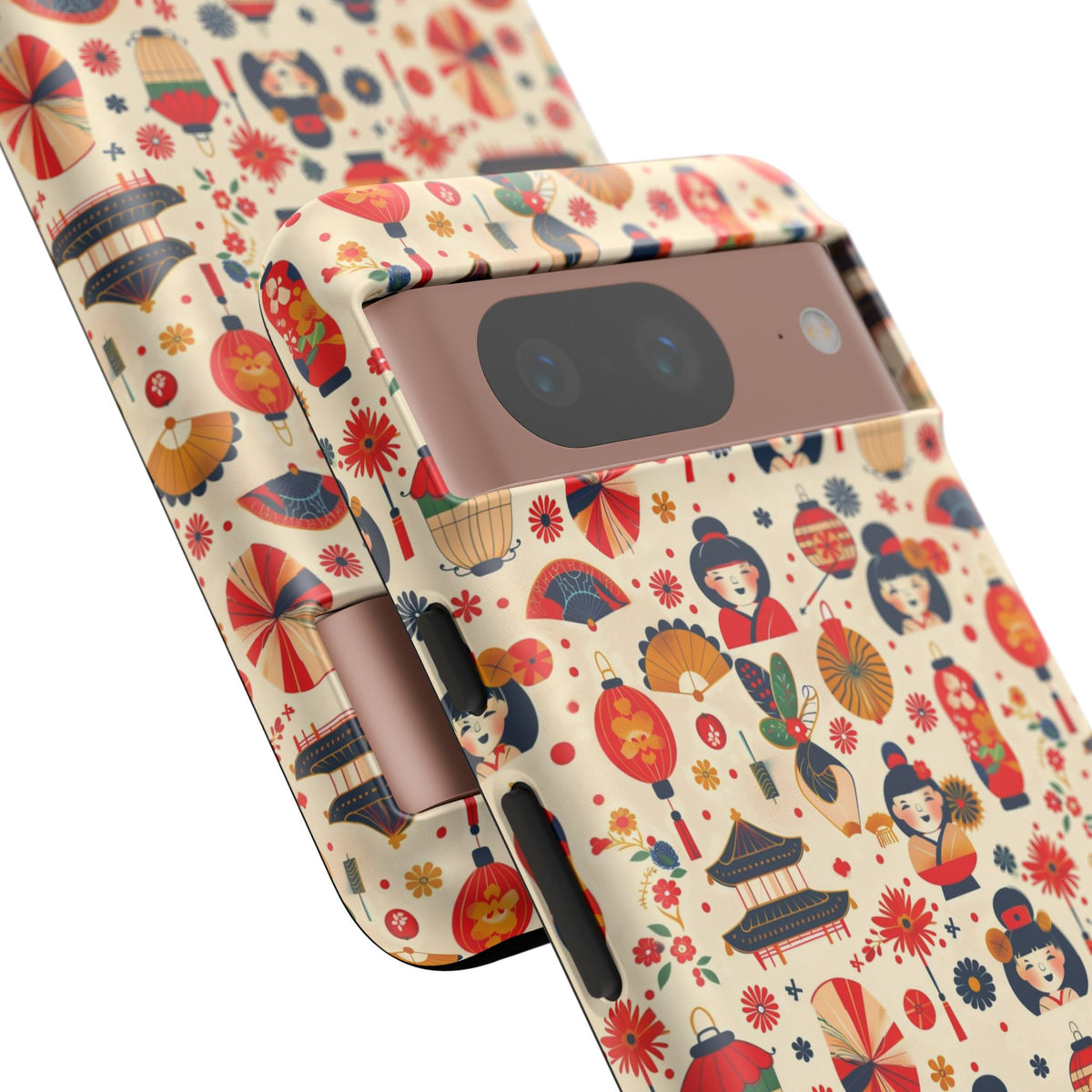 Japanese Pattern Phone Case – Elegant & Timeless Design for Your Phone 090