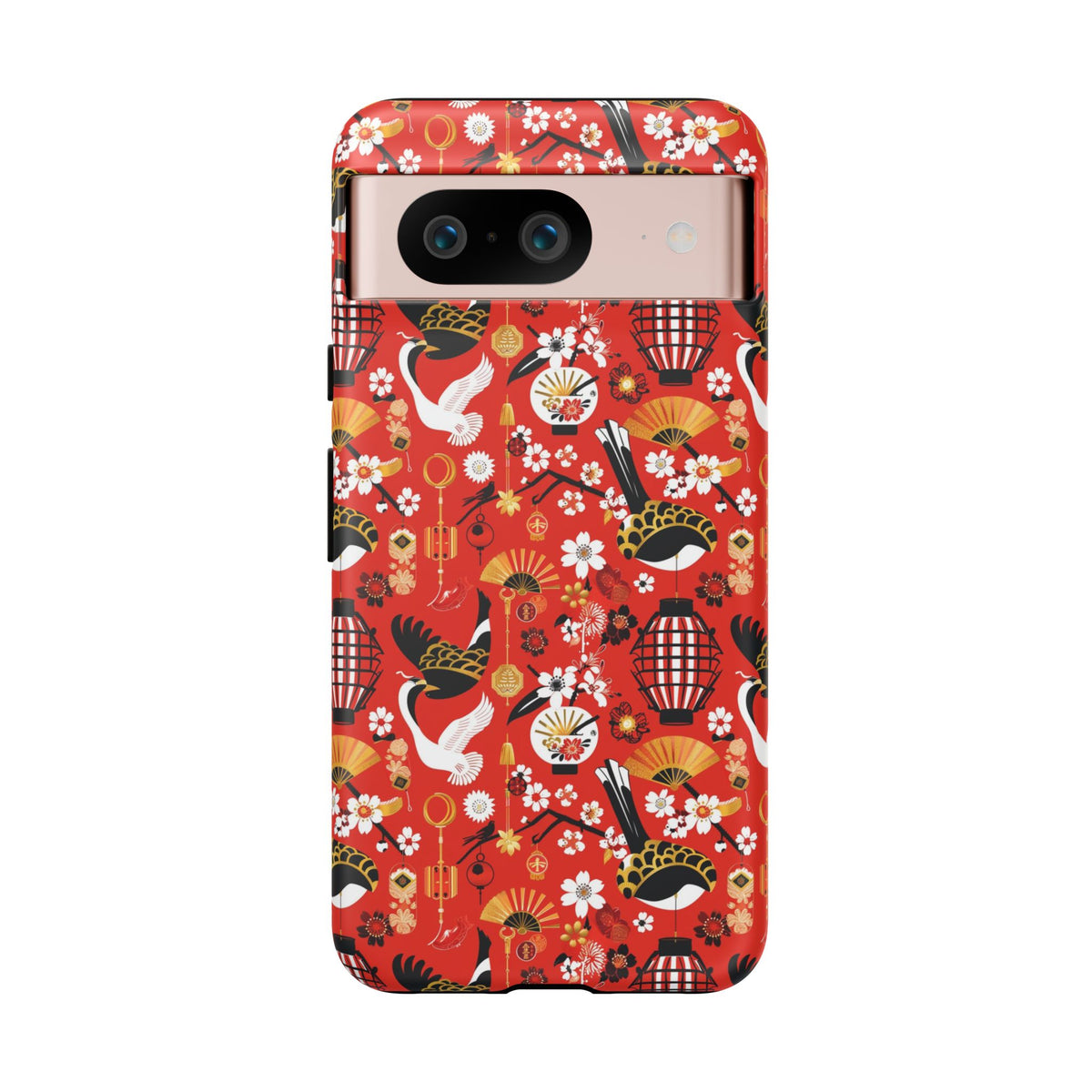 Japanese Pattern Phone Case – Elegant & Timeless Design for Your Phone 056