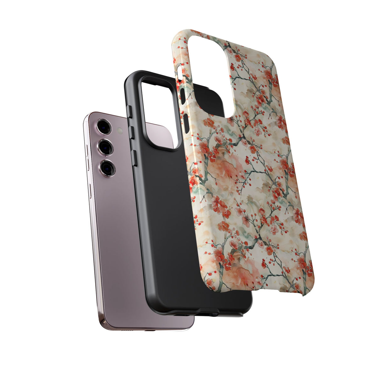 Japanese Pattern Phone Case – Elegant & Timeless Design for Your Phone 093