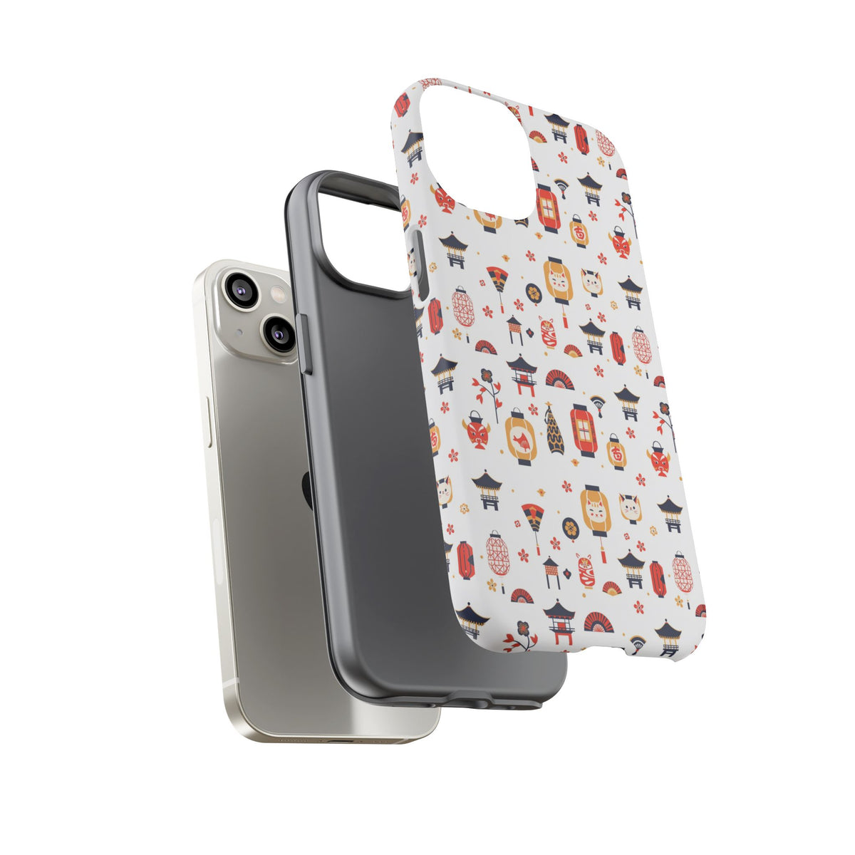 Japanese Pattern Phone Case – Elegant & Timeless Design for Your Phone 121