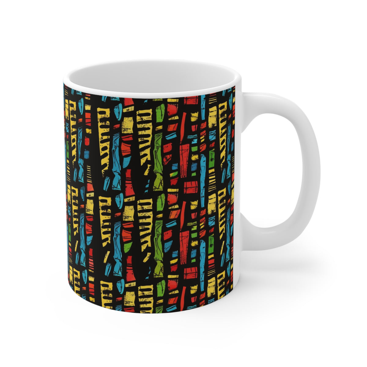 All-Over African Pattern Coffee Mug 706