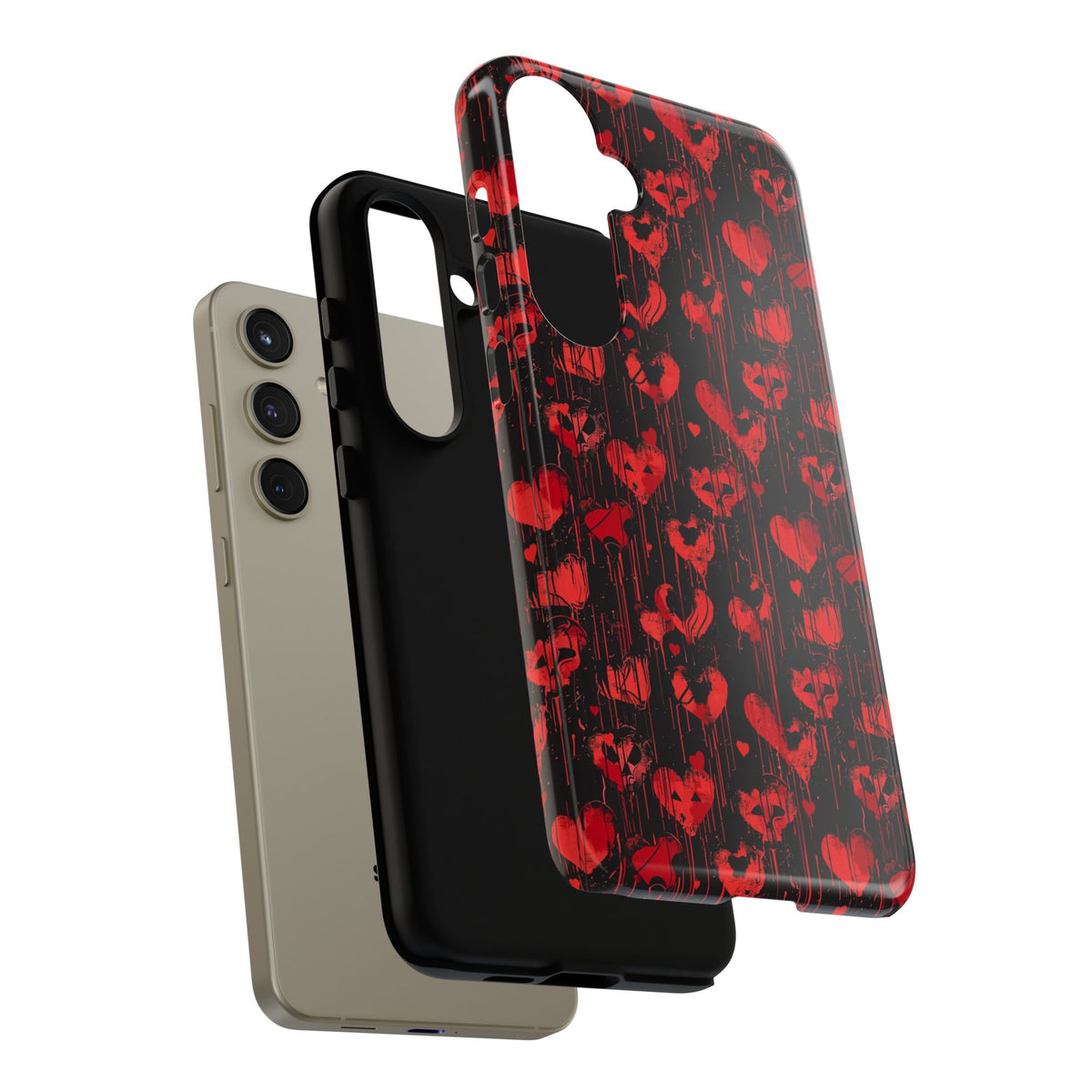 Heart Pattern Phone Case – Stylish & Loving Design for Your Device 825