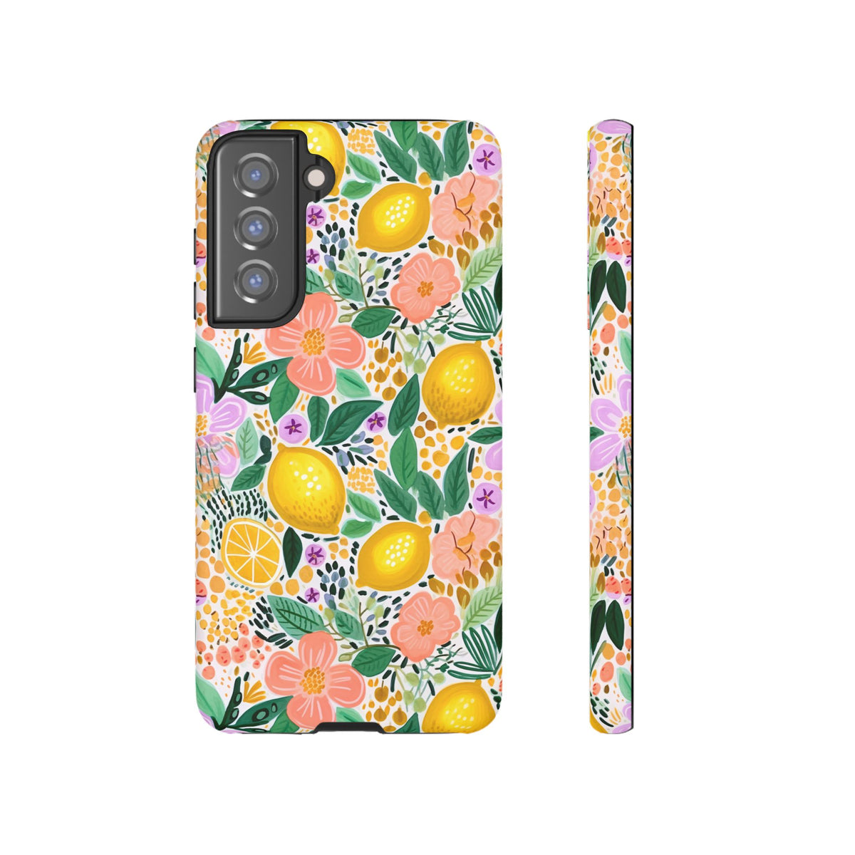 Cute Summer Lemons Phone Case – Refreshing Citrus Design for Your Phone