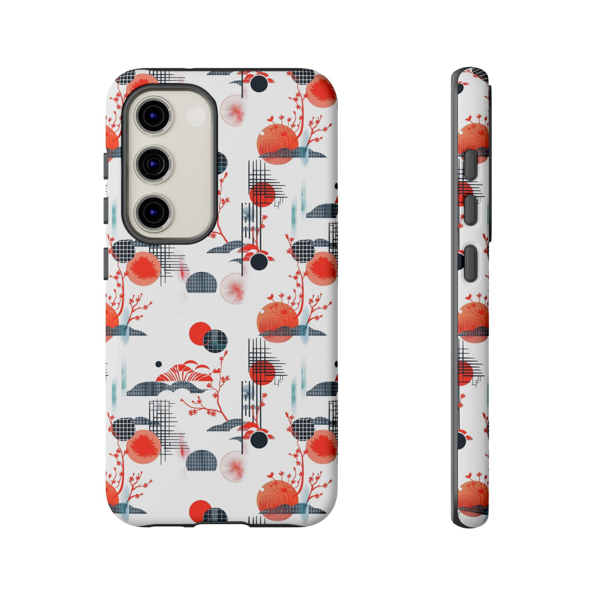 Japanese Pattern Phone Case – Elegant & Timeless Design for Your Phone 082