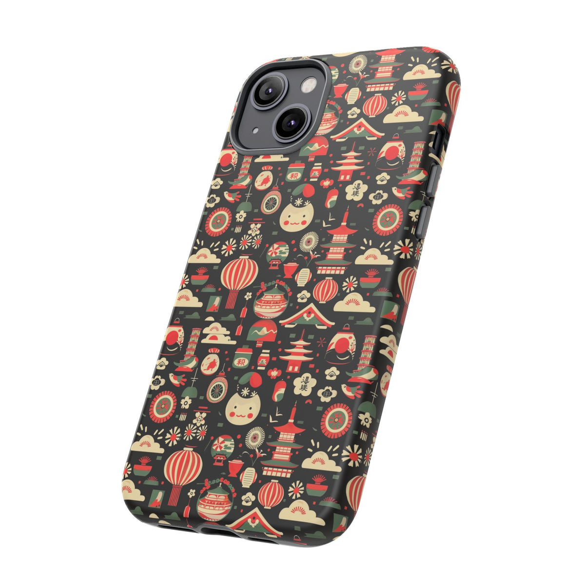 Japanese Pattern Phone Case – Elegant & Timeless Design for Your Phone 032