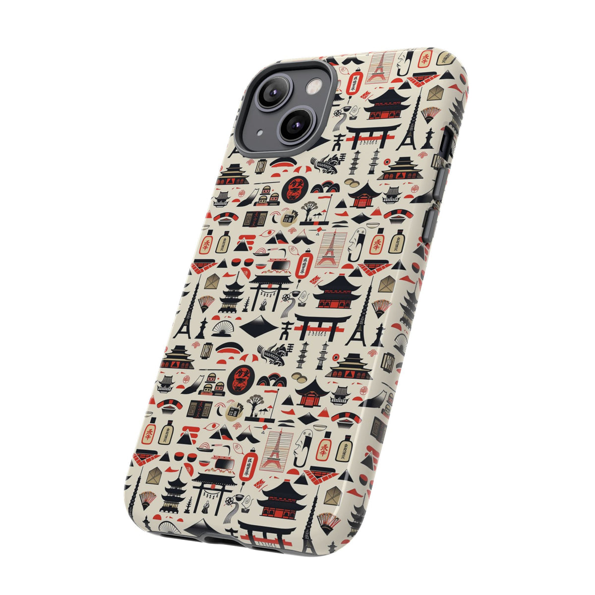 Japanese Pattern Phone Case – Elegant & Timeless Design for Your Phone 010