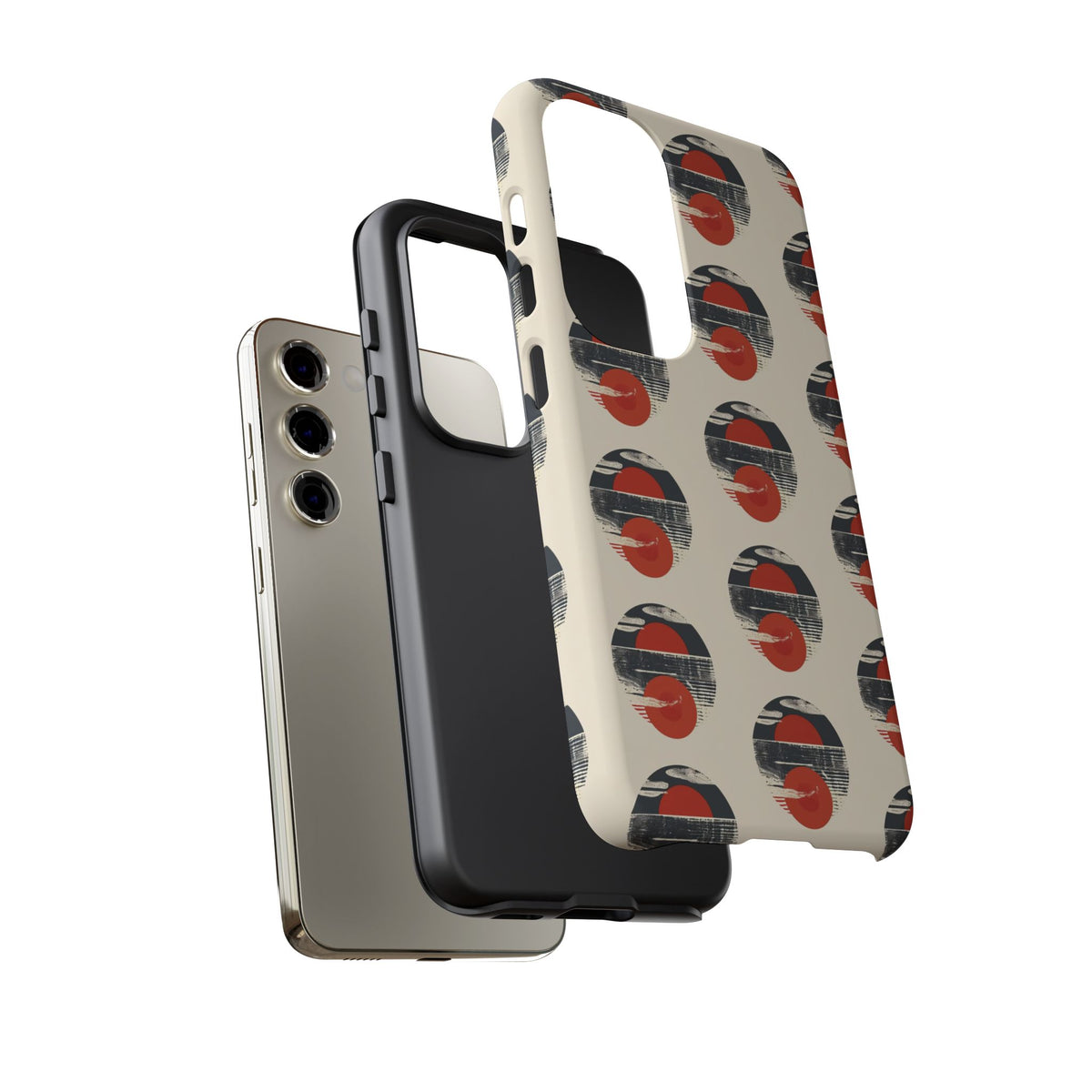 Japanese Pattern Phone Case – Elegant & Timeless Design for Your Phone 098