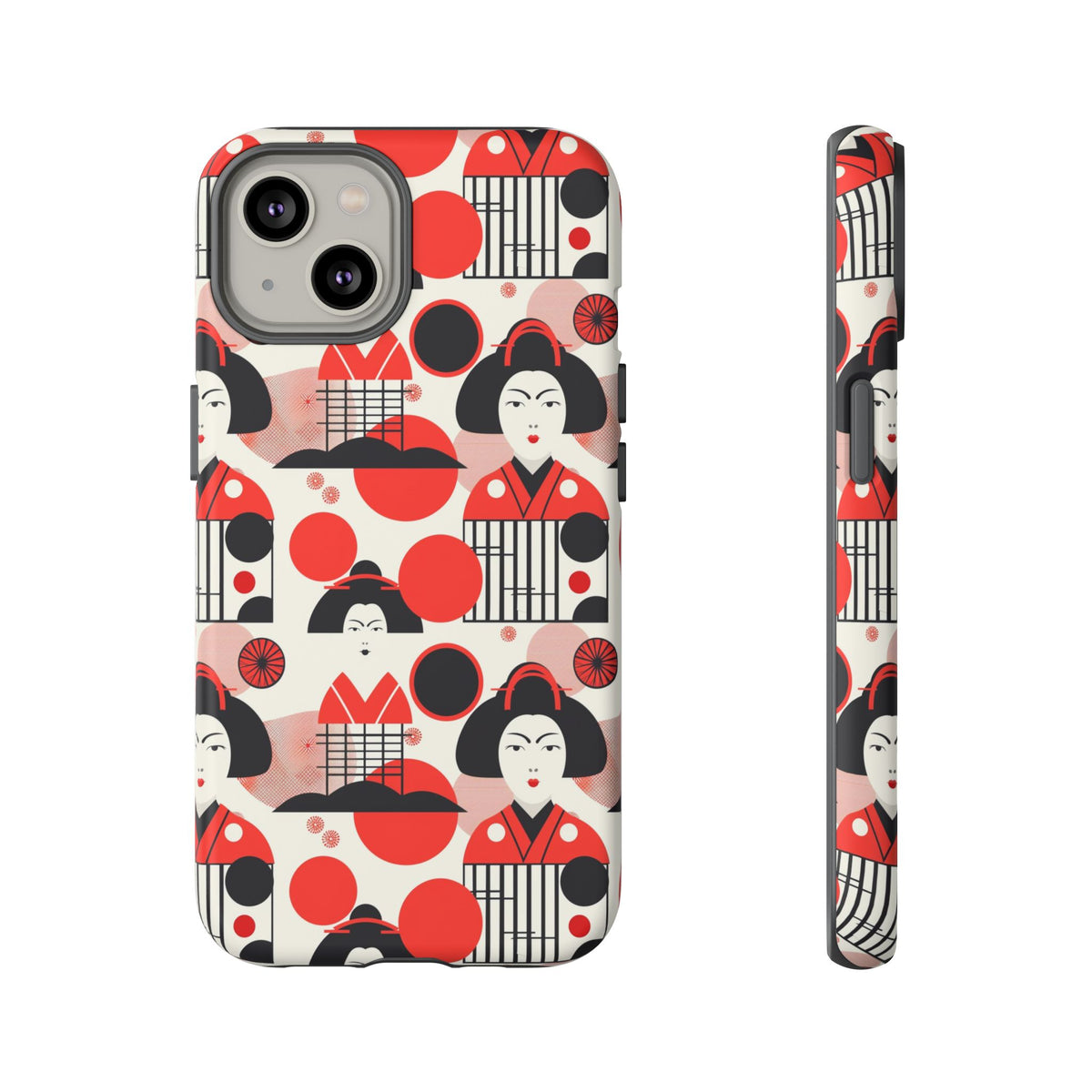 Japanese Pattern Phone Case – Elegant & Timeless Design for Your Phone 018