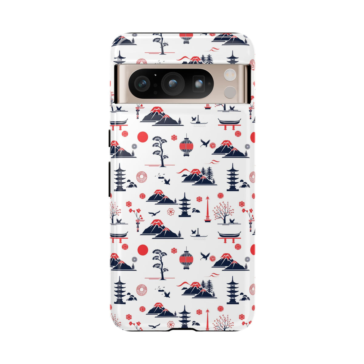 Japanese Pattern Phone Case – Elegant & Timeless Design for Your Phone 079