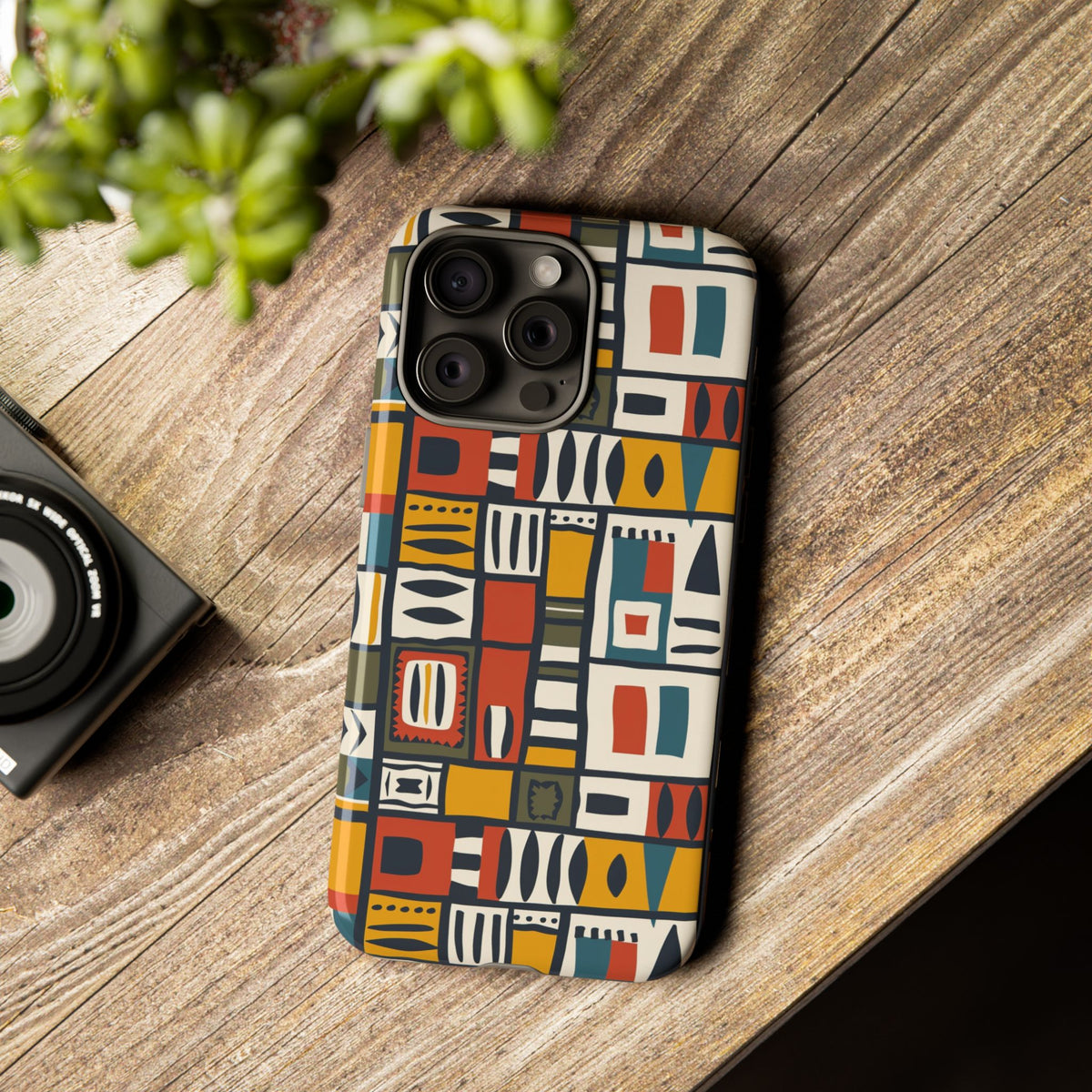 Stylish African Pattern Phone Case – Unique and Vibrant Protection 013