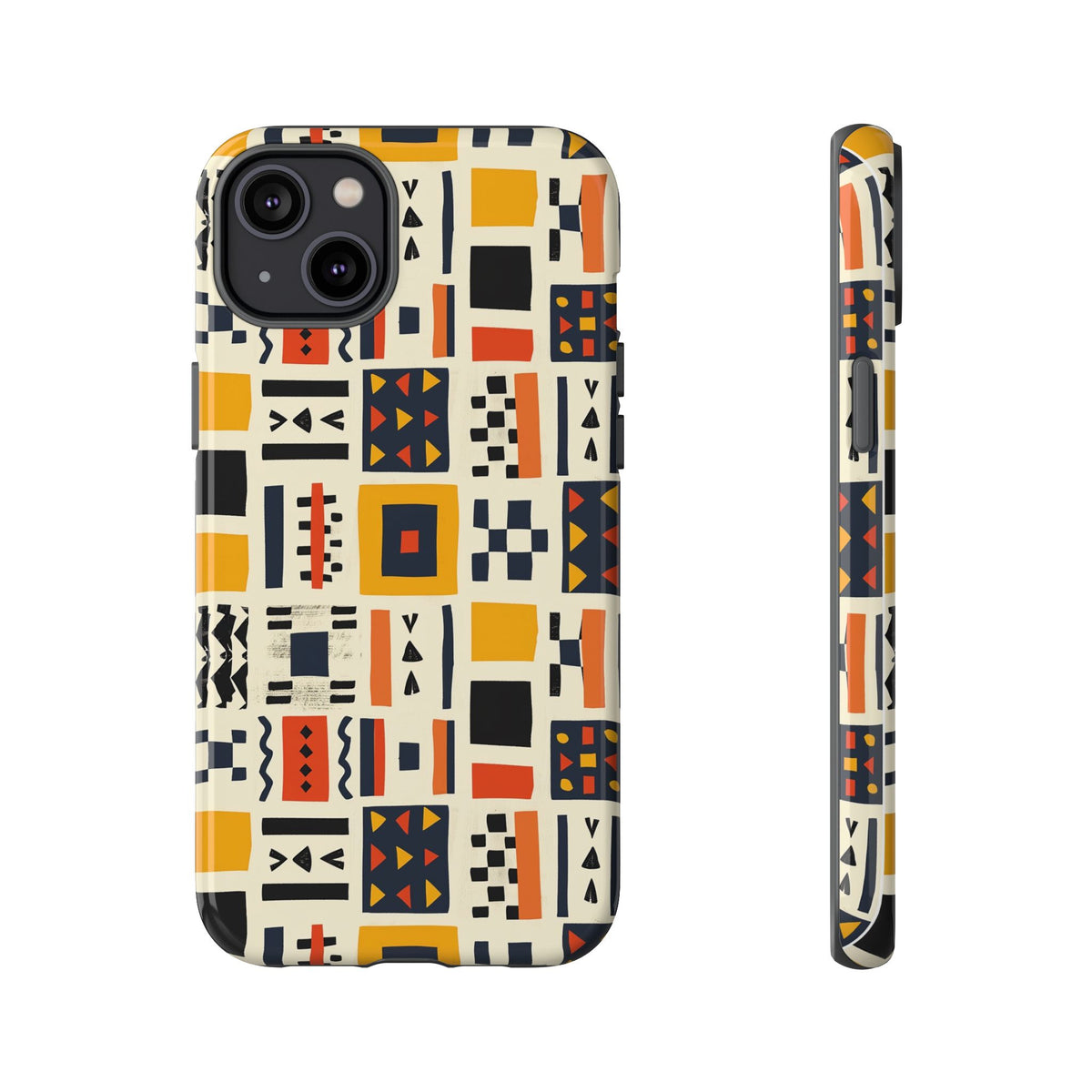 Stylish African Pattern Phone Case – Unique and Vibrant Protection 104