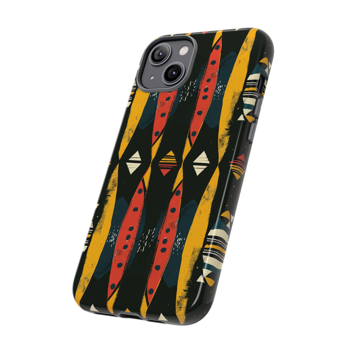 Stylish African Pattern Phone Case – Unique and Vibrant Protection 156