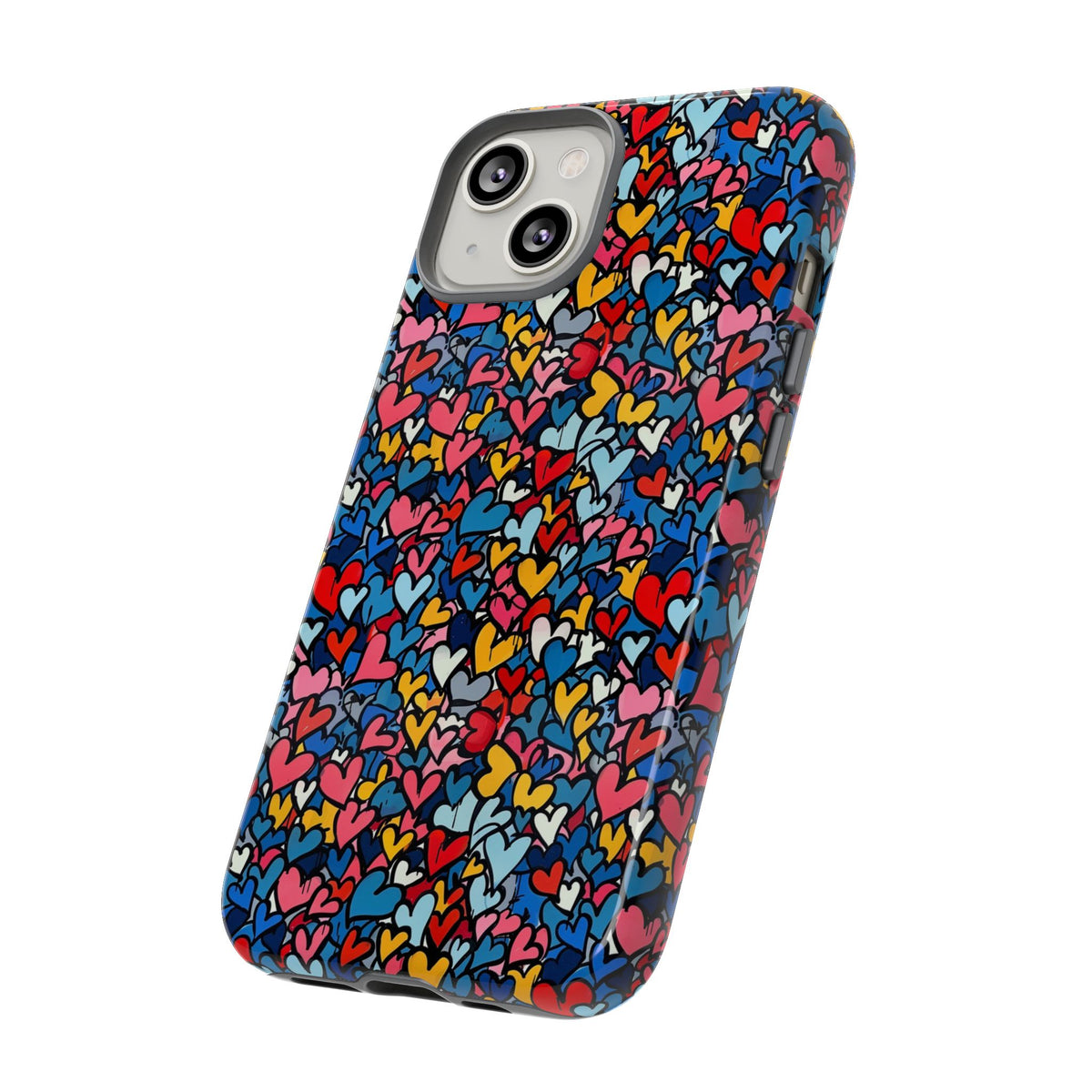 Heart Pattern Phone Case – Stylish & Loving Design for Your Device 820