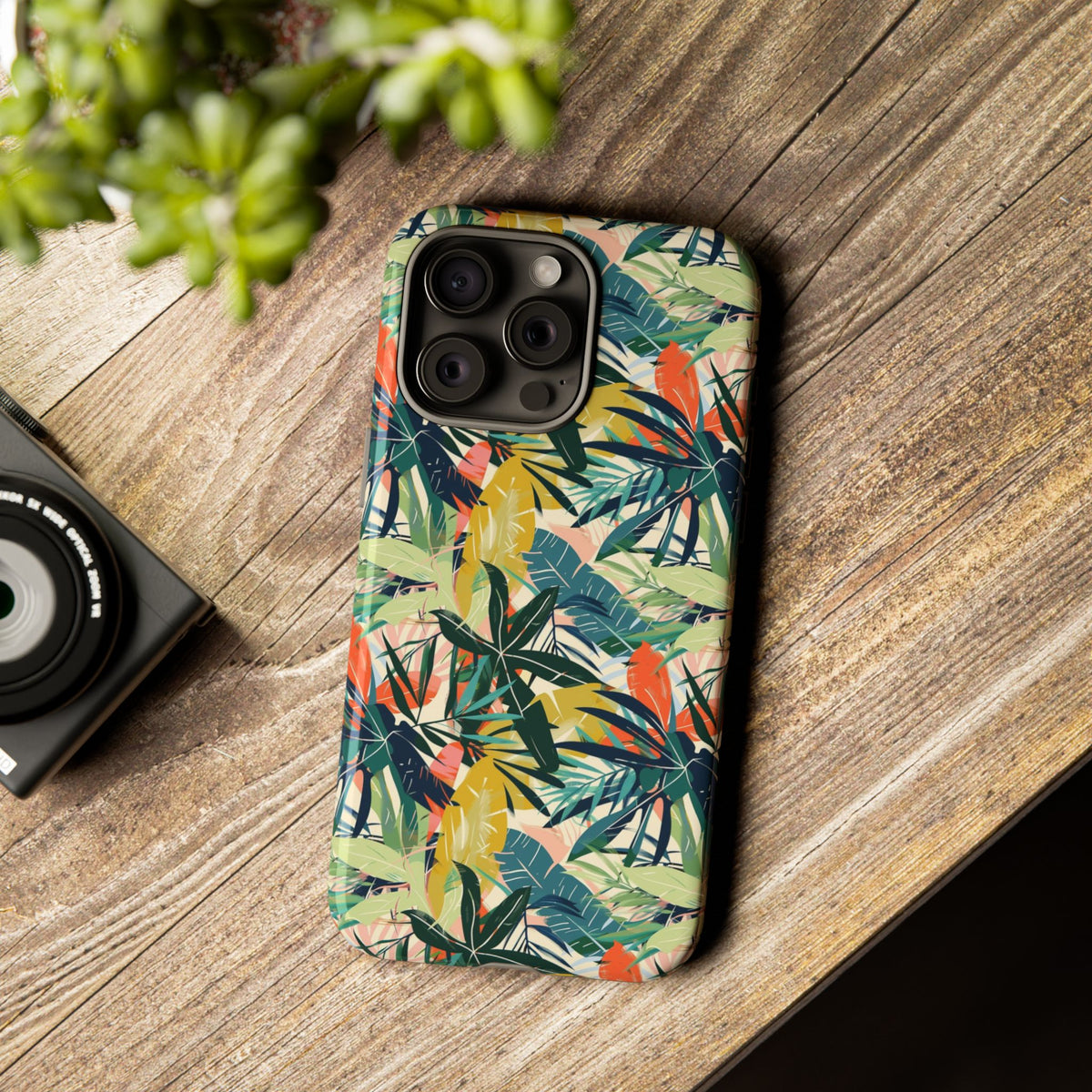 Jungle Pattern Phone Case – Exotic & Lush Design for Your Phone 349