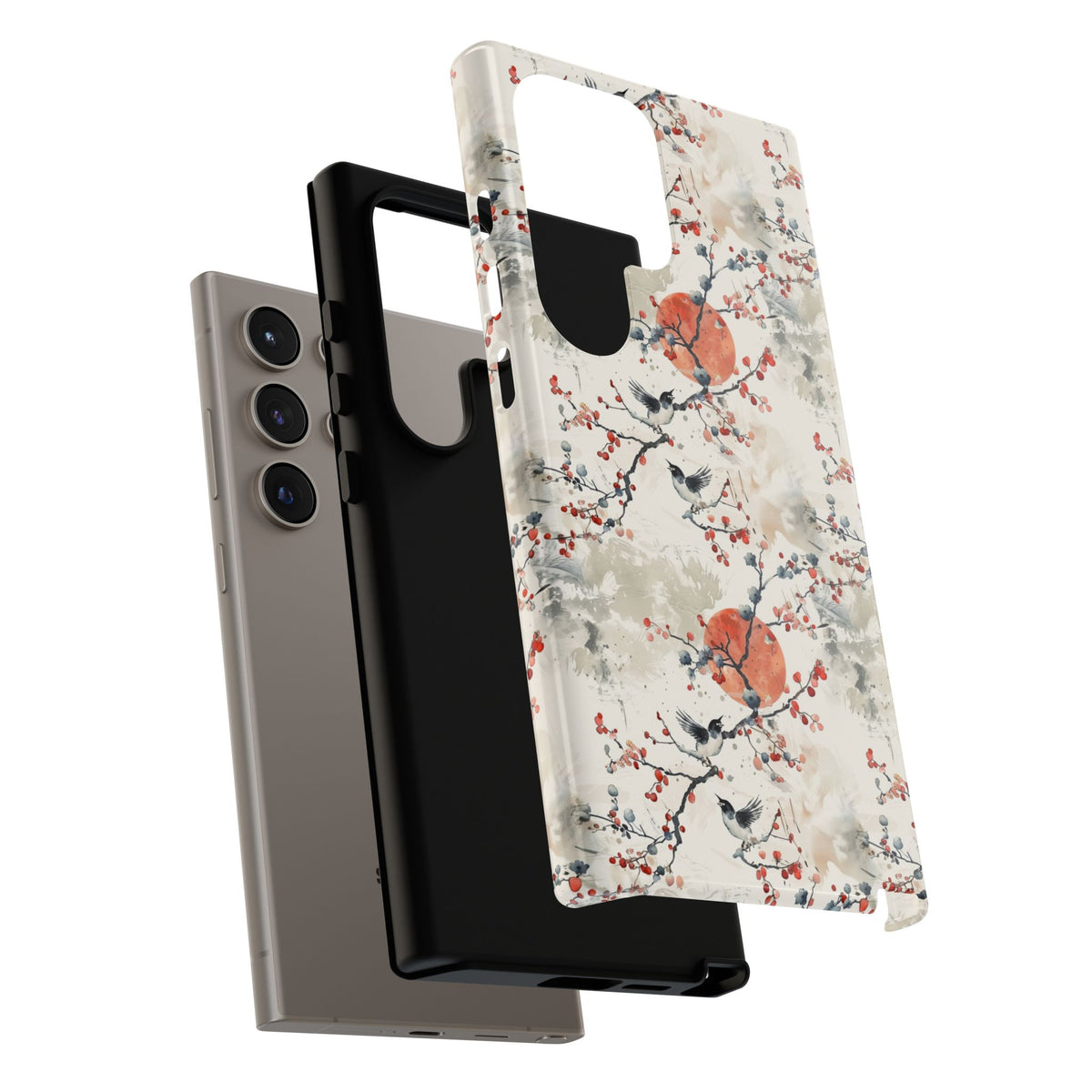 Japanese Pattern Phone Case – Elegant & Timeless Design for Your Phone 136