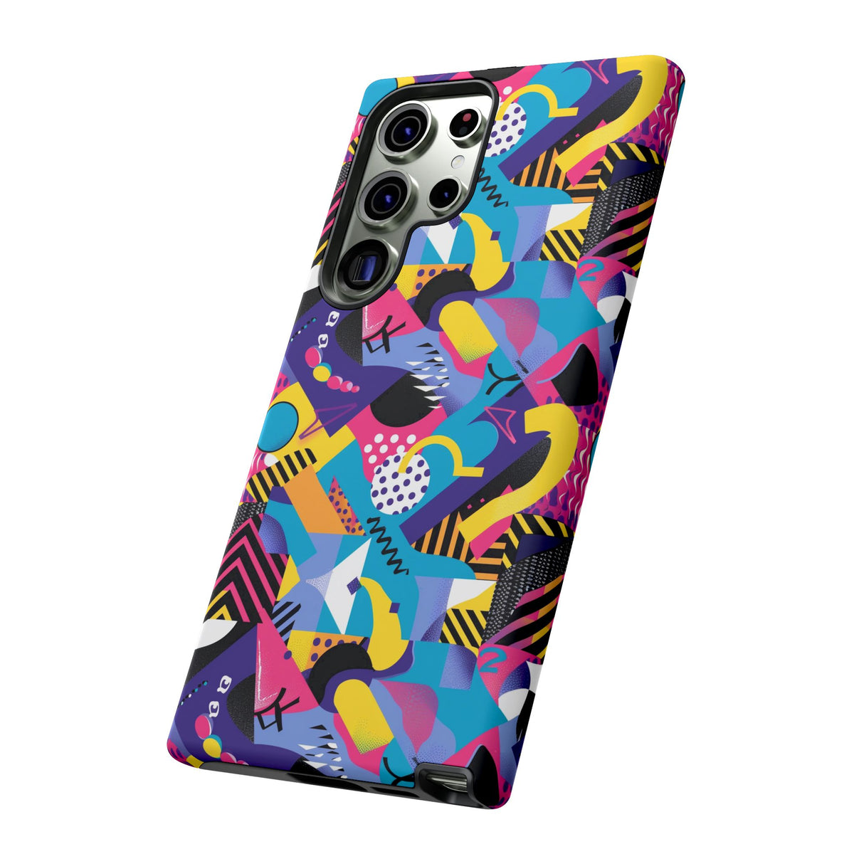 90s Themed Seamless Pattern Phone Case – Embrace Retro Style and Protection 303