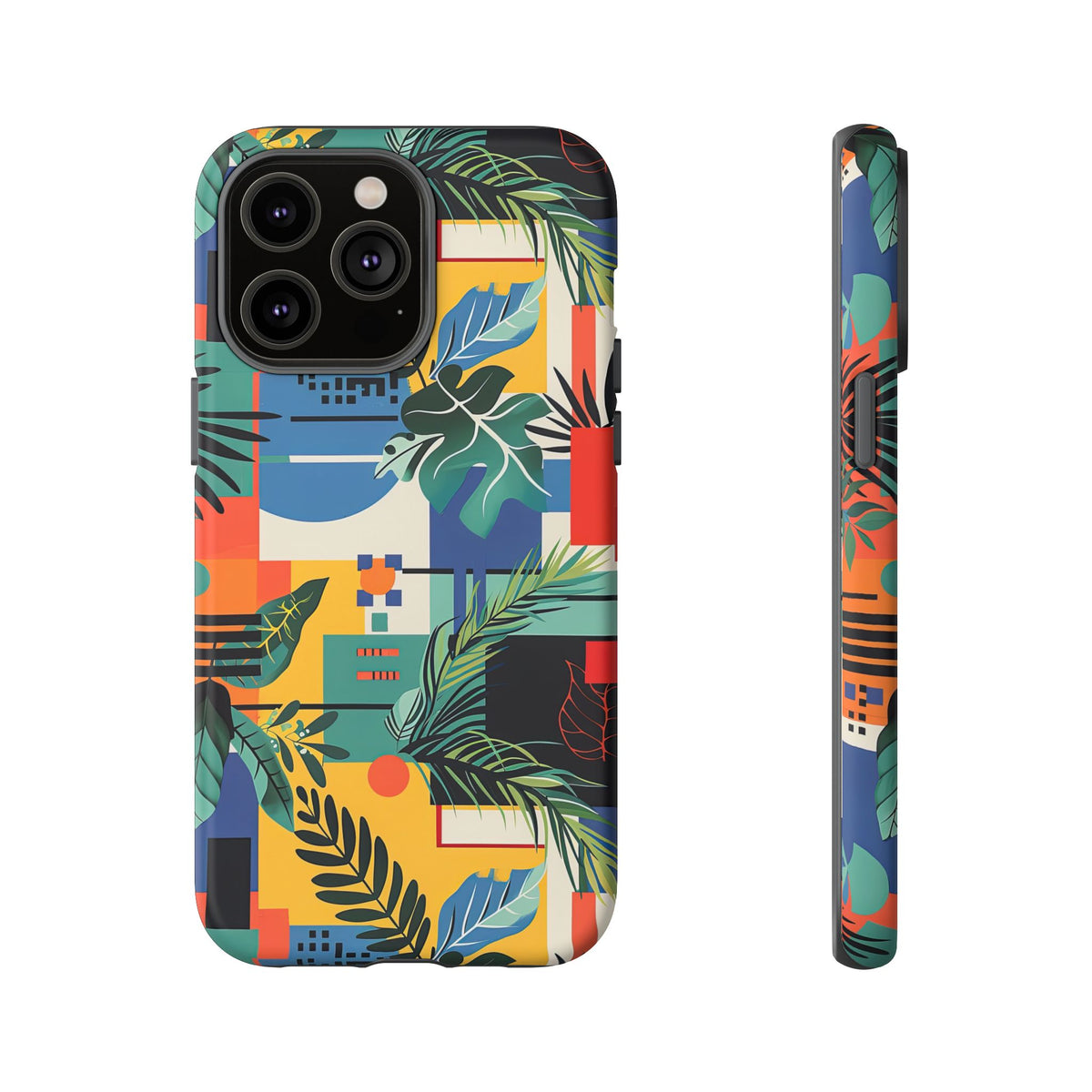 Jungle Collage Phone Case – Vibrant & Durable Nature-Inspired Protection