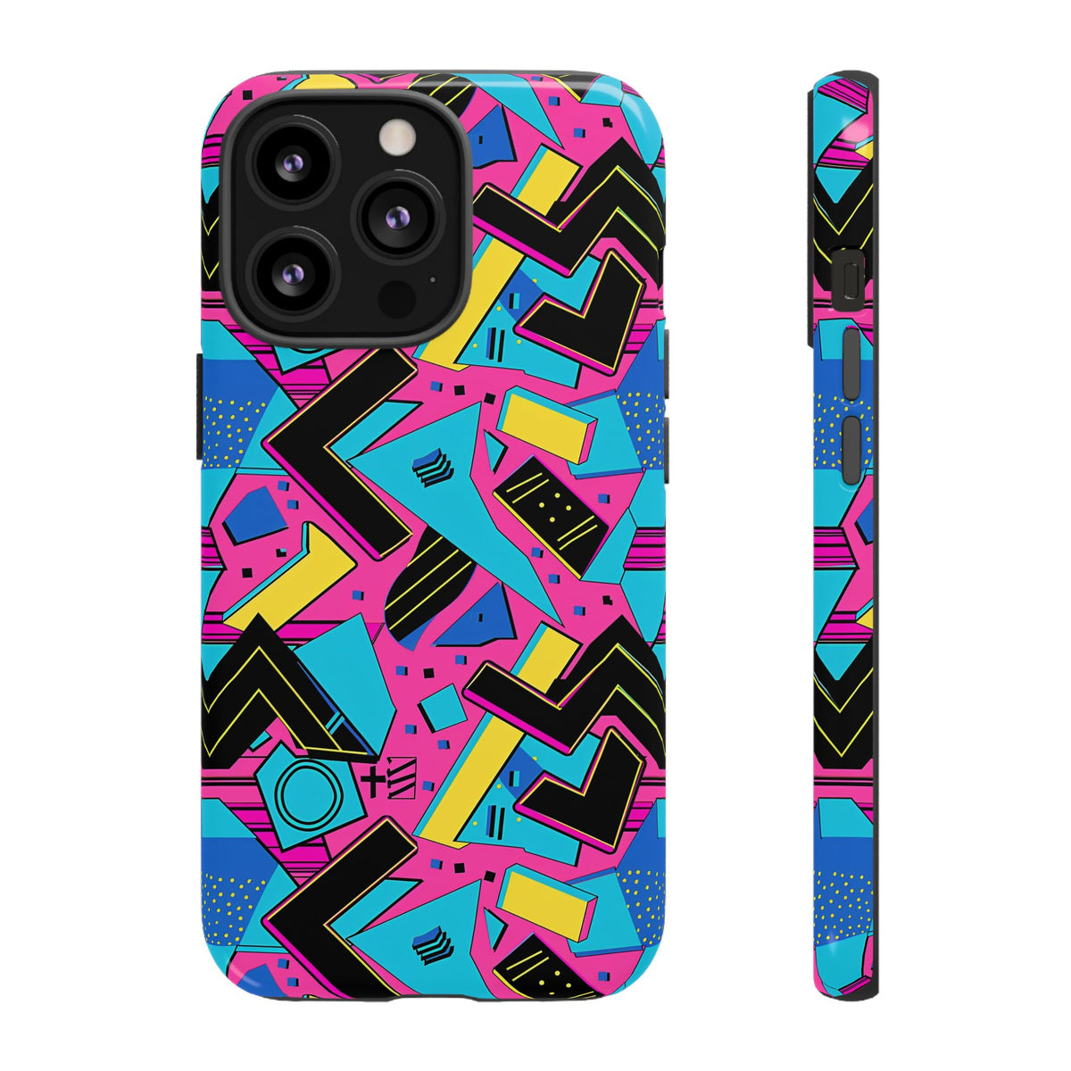 Retro 80s Seamless Phone Case – Vintage Style Meets Modern Protection 081