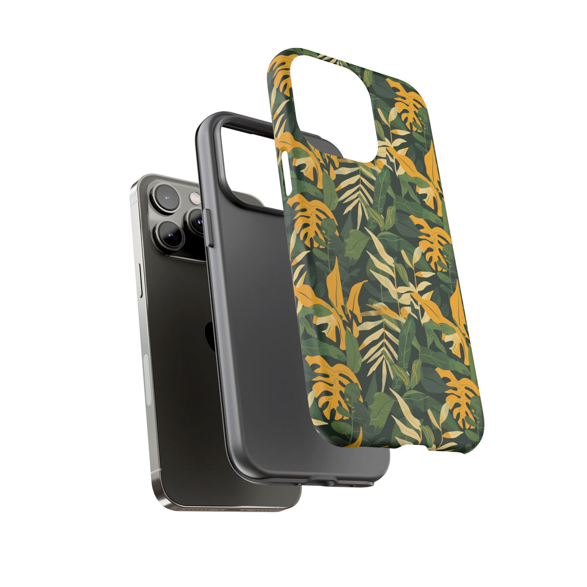 Jungle Pattern Phone Case – Exotic & Lush Design for Your Phone 347