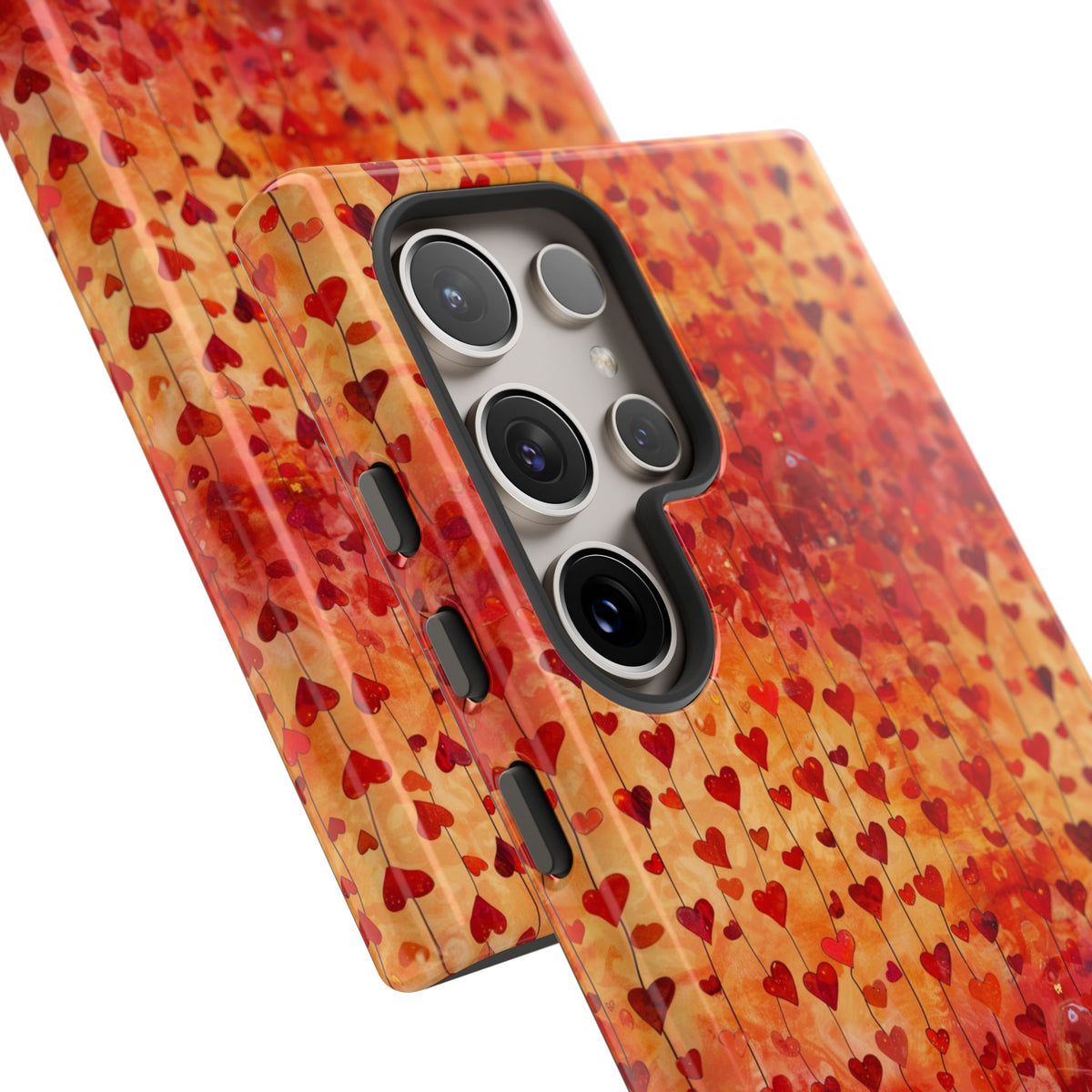 Heart Pattern Phone Case – Stylish & Loving Design for Your Device 827