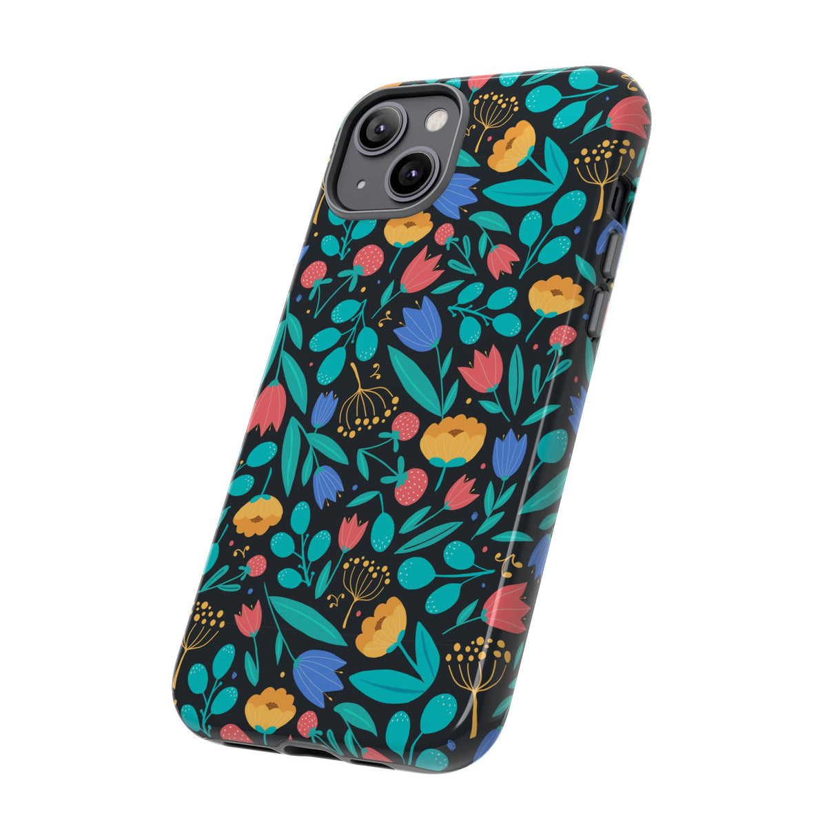 Colorful Little Flower Design Phone Case – Bright and Cheerful Floral Phone Cover