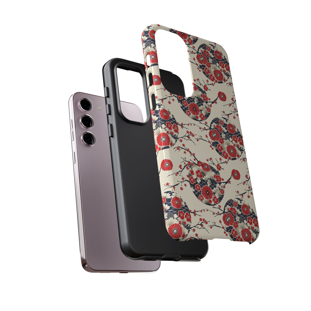 Japanese Pattern Phone Case – Elegant & Timeless Design for Your Phone 138