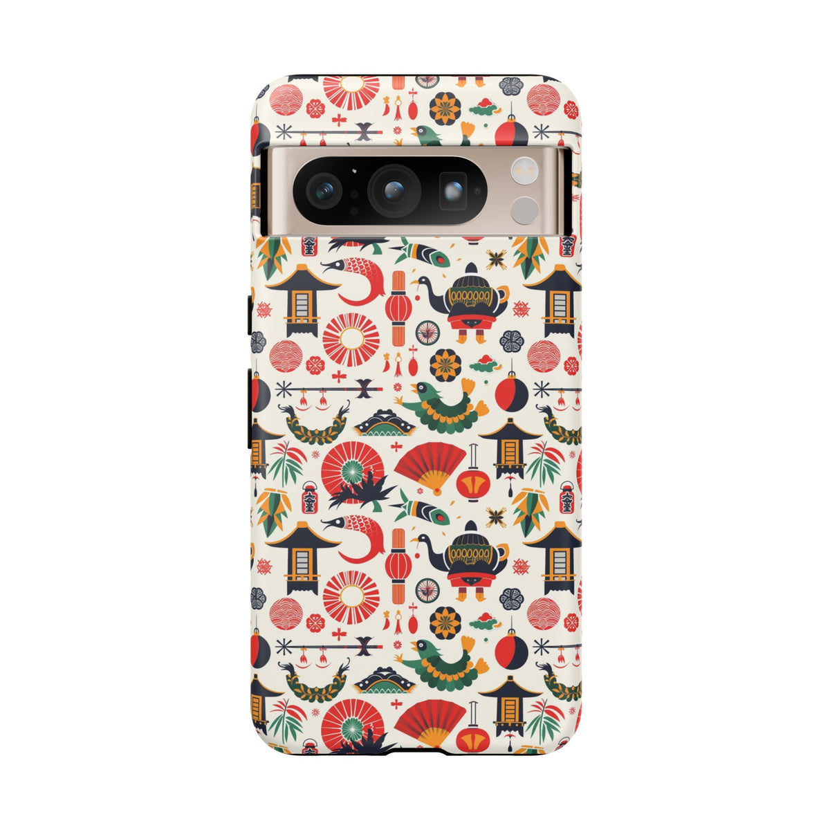 Japanese Pattern Phone Case – Elegant & Timeless Design for Your Phone 461