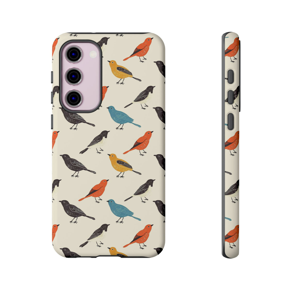 Birds Seamless Pattern Phone Case – Elegant and Timeless Avian Design 5