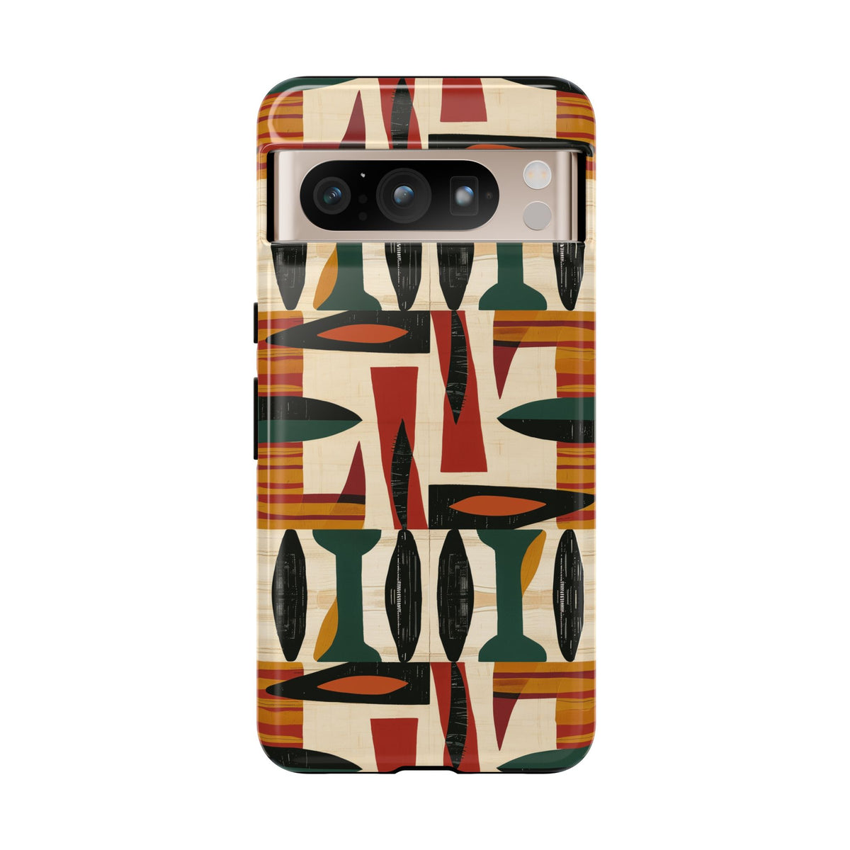 Stylish African Pattern Phone Case – Unique and Vibrant Protection 196